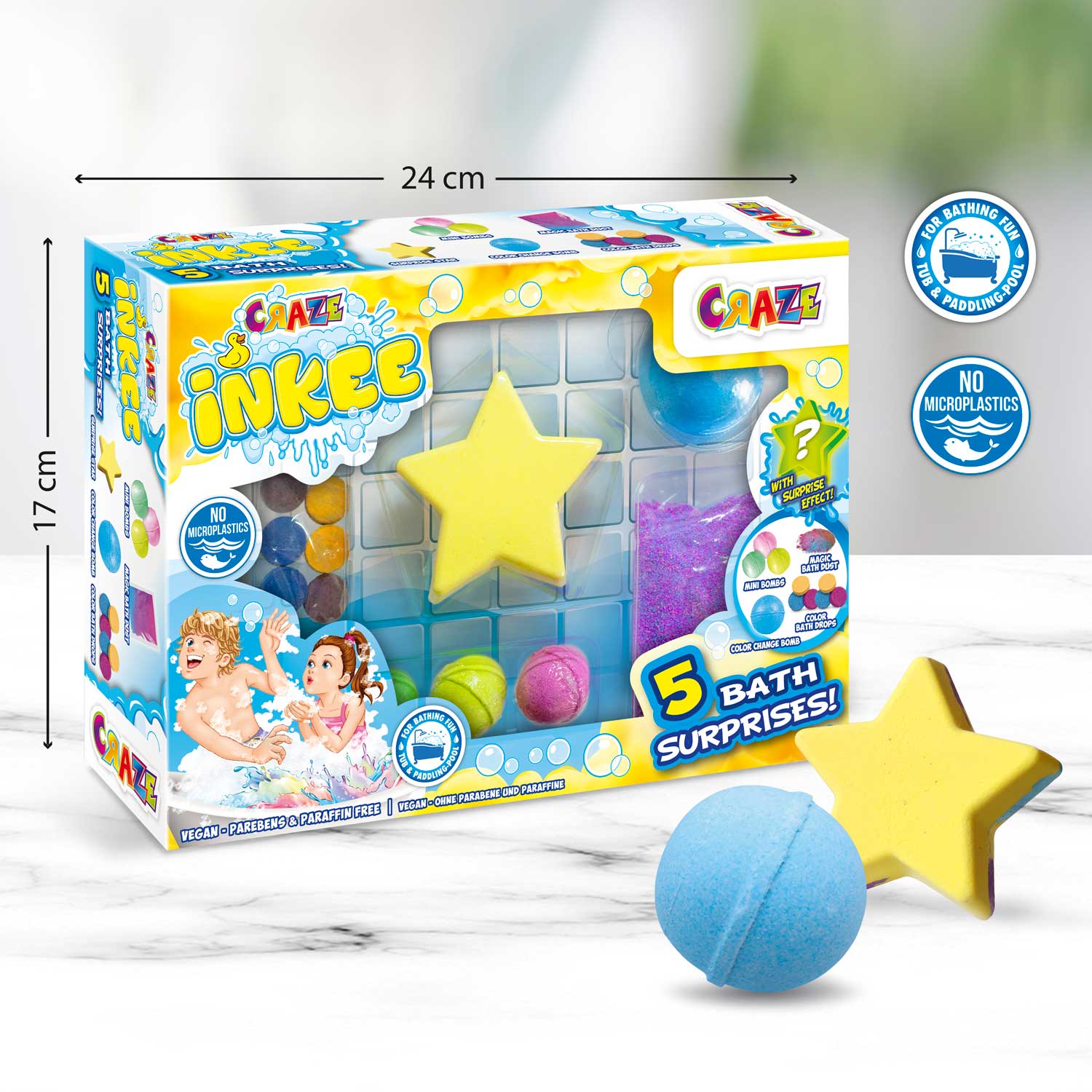 INKEE - 5 Bade-Überraschungen