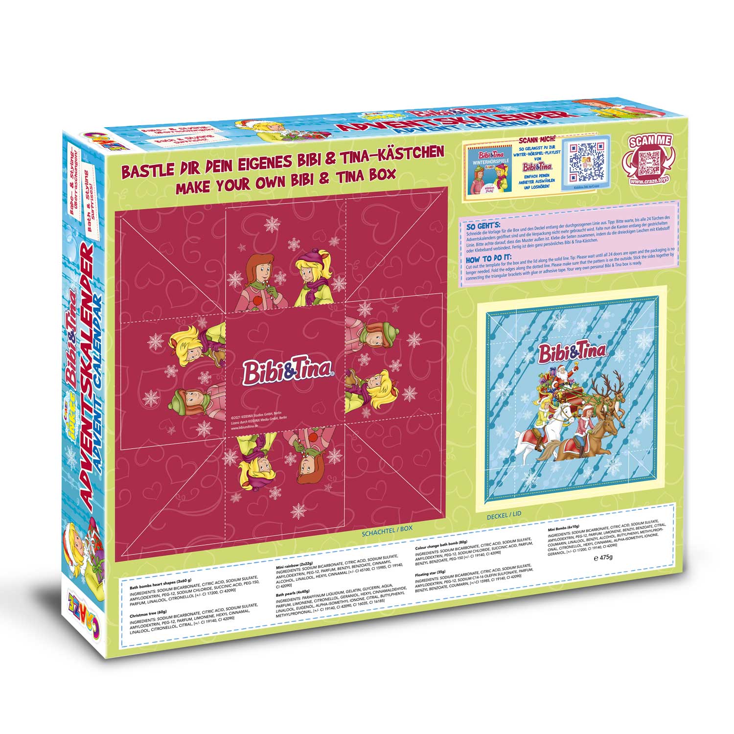 INKEE Bibi & Tina Bad & Styling Adventskalender