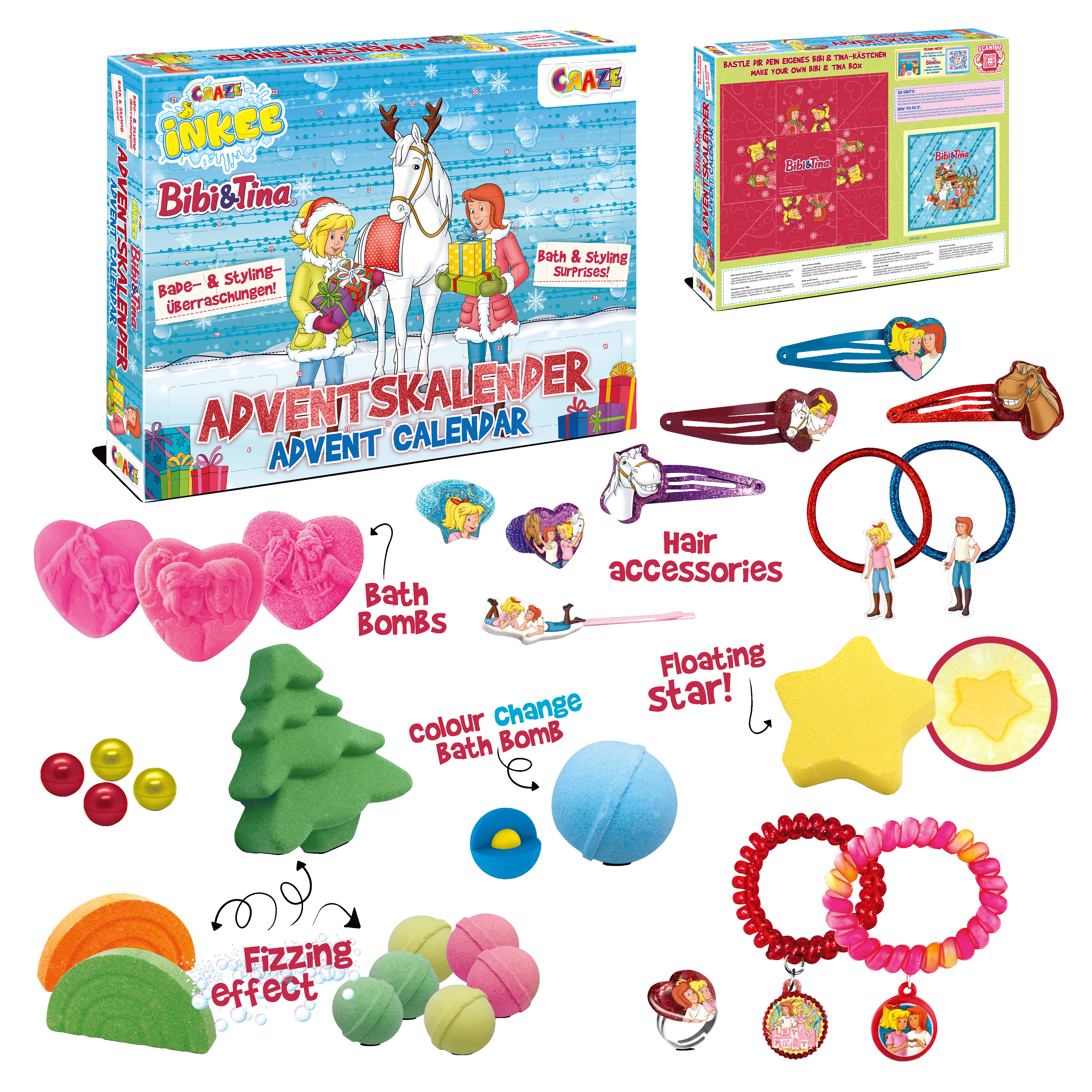 INKEE Bibi & Tina Bad & Styling Adventskalender
