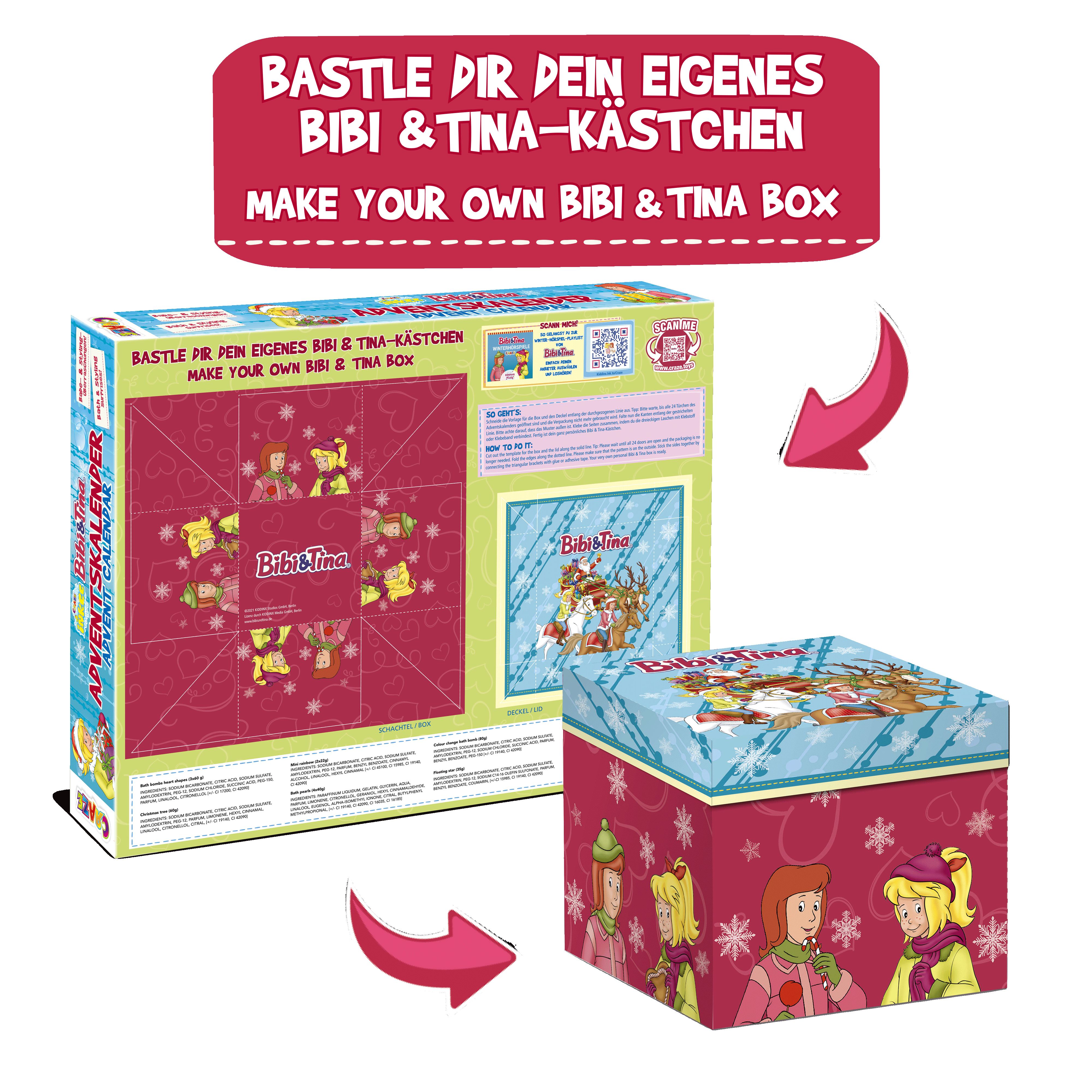 INKEE Bibi & Tina Bad & Styling Adventskalender