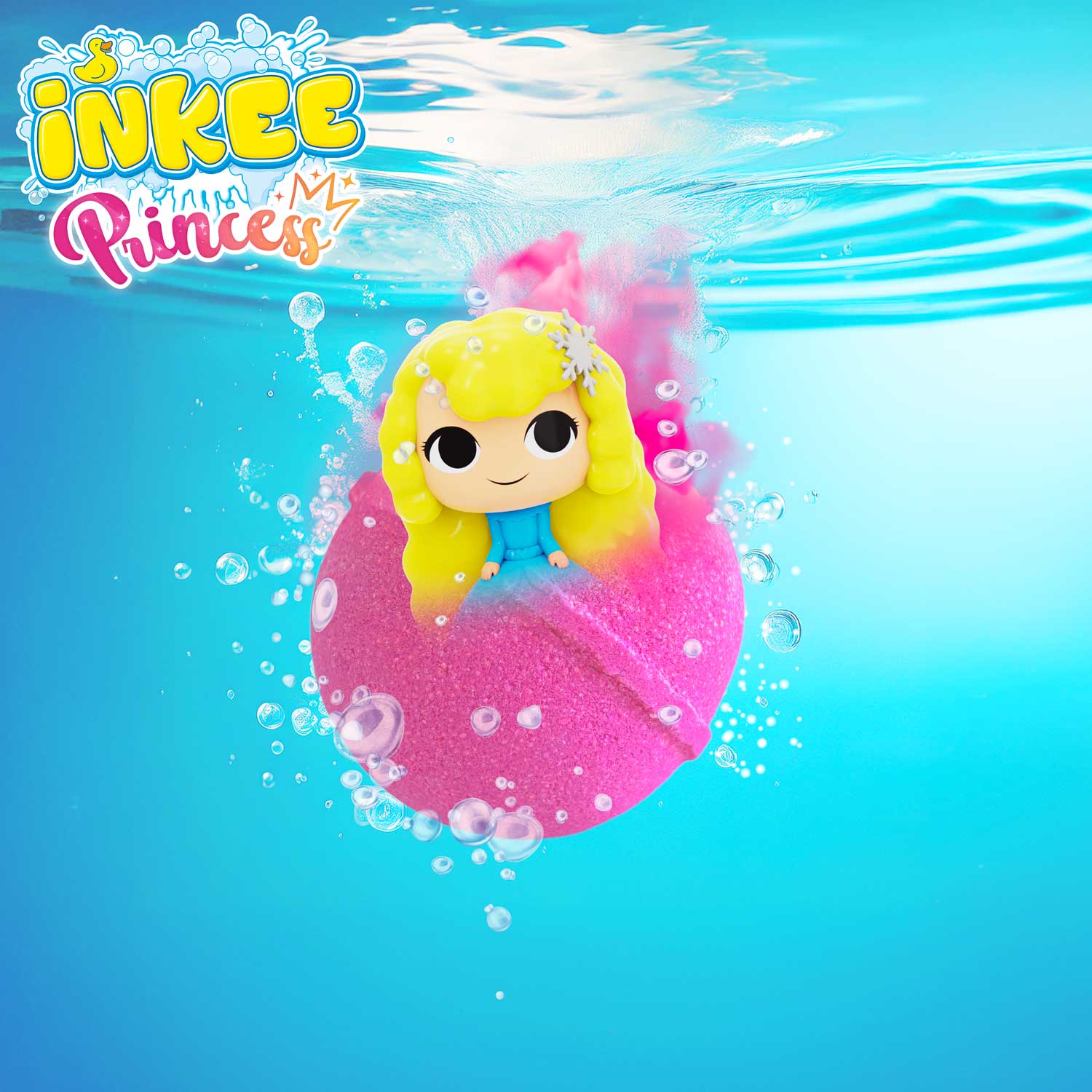 INKEE - Princess Überraschungs-Badekugel