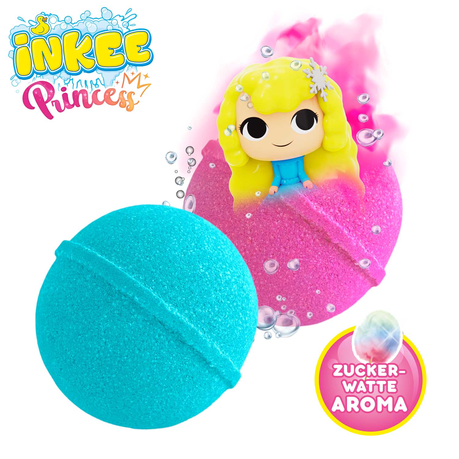 INKEE - Princess Überraschungs-Badekugel