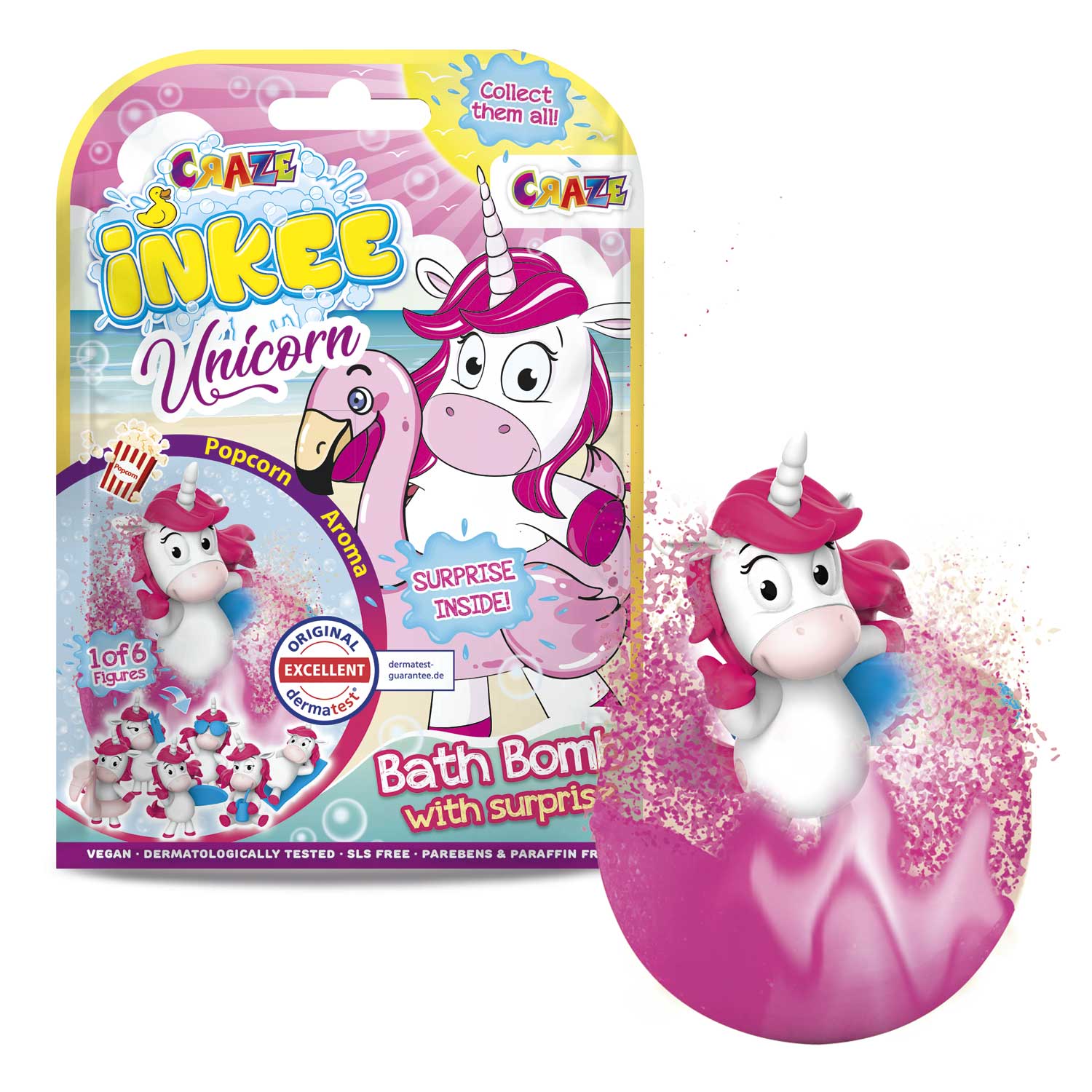 INKEE - Unicorn Beach Überraschungs-Badekugel