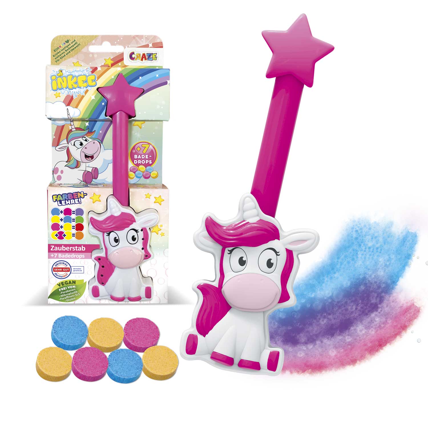 INKEE - Zauberstab Einhorn