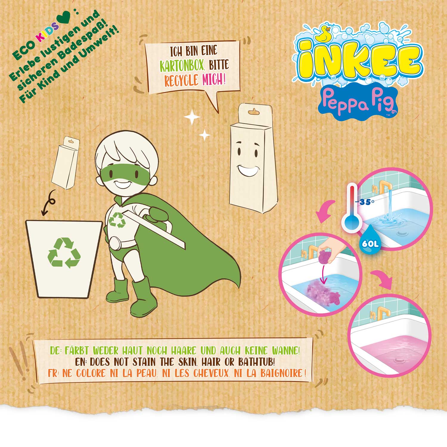 INKEE - 3-Pack Box Peppa Pig