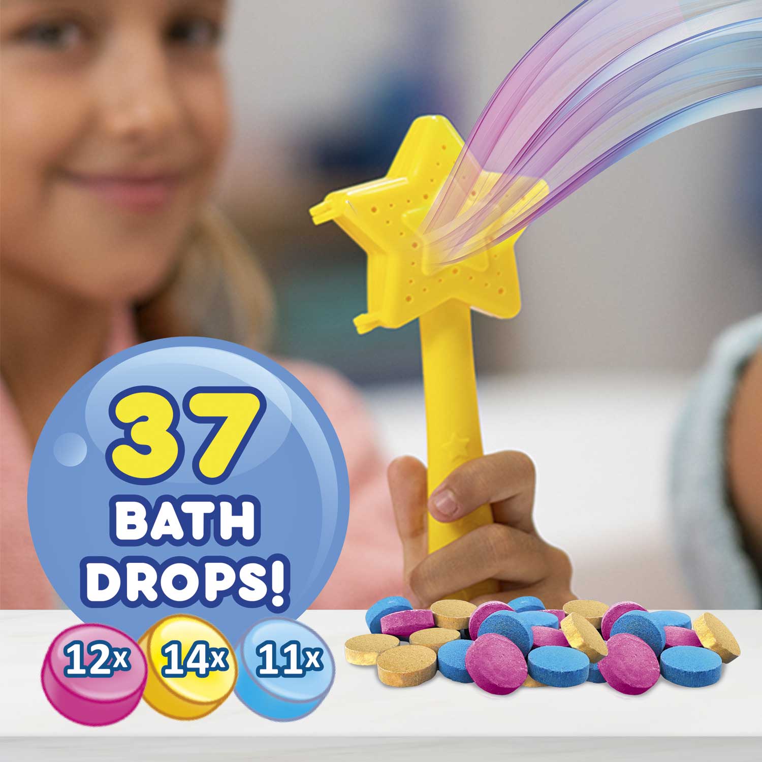 INKEE - Zauberstab Stern-Set mit Badedrops