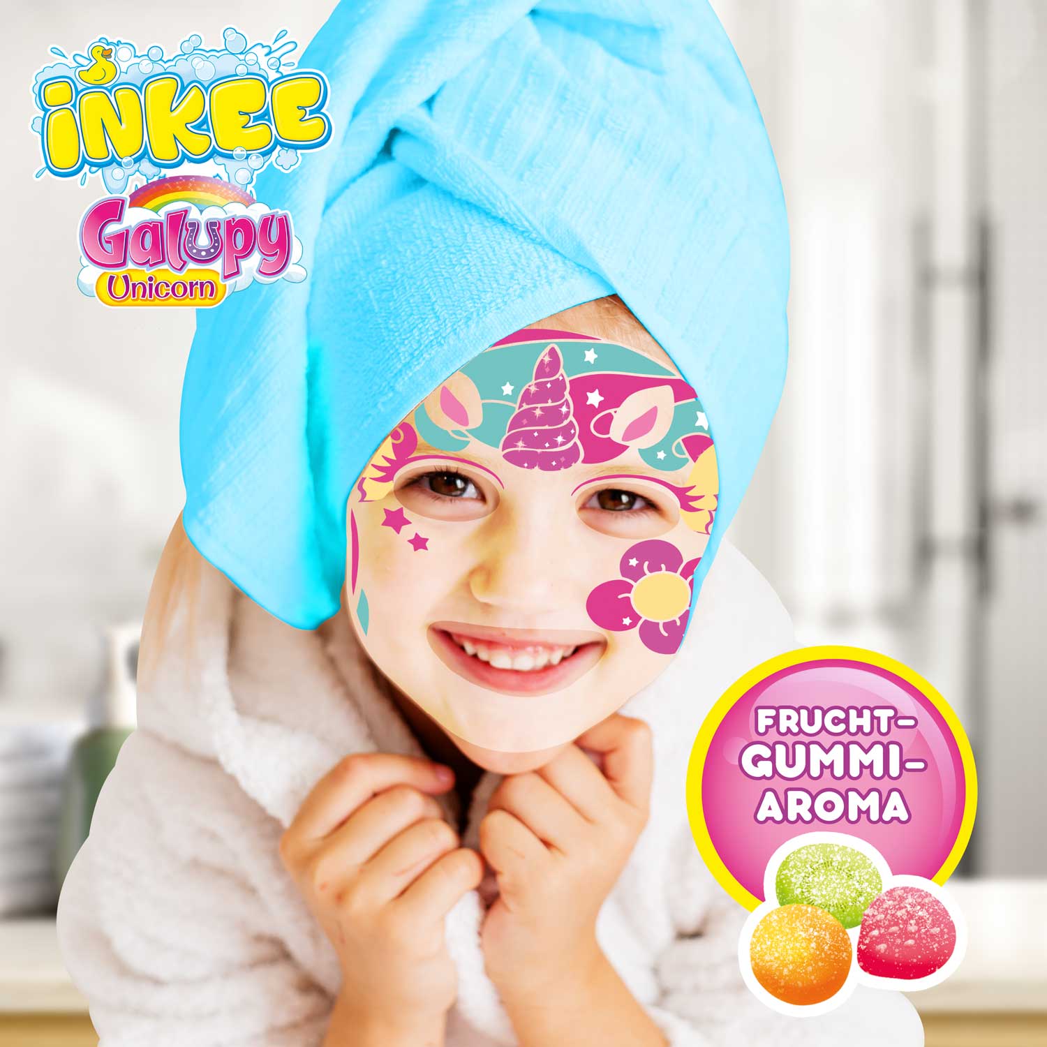 INKEE - Gesichtsmaske Galupy Unicorn