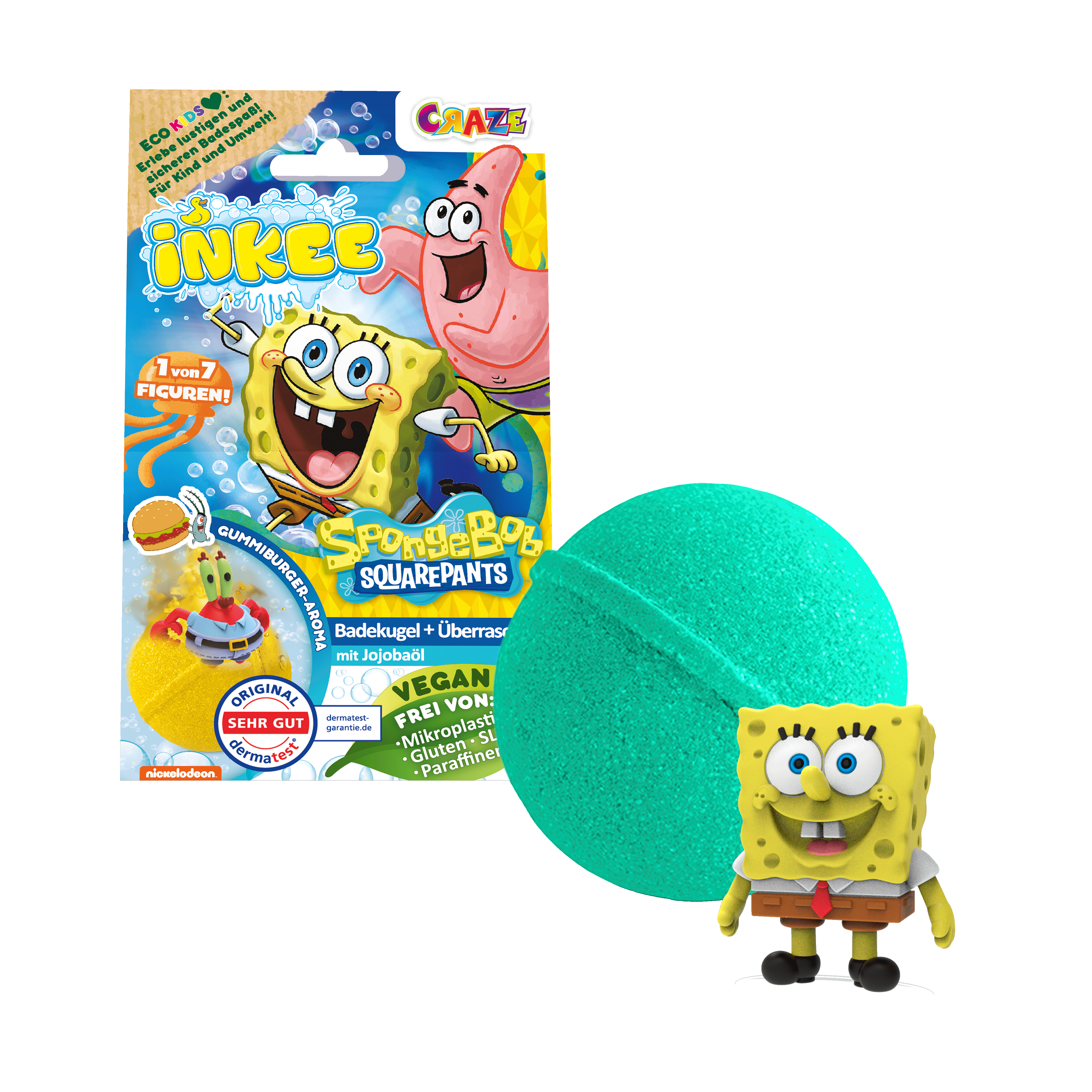 INKEE - SpongeBob Überraschungs-Badekugel