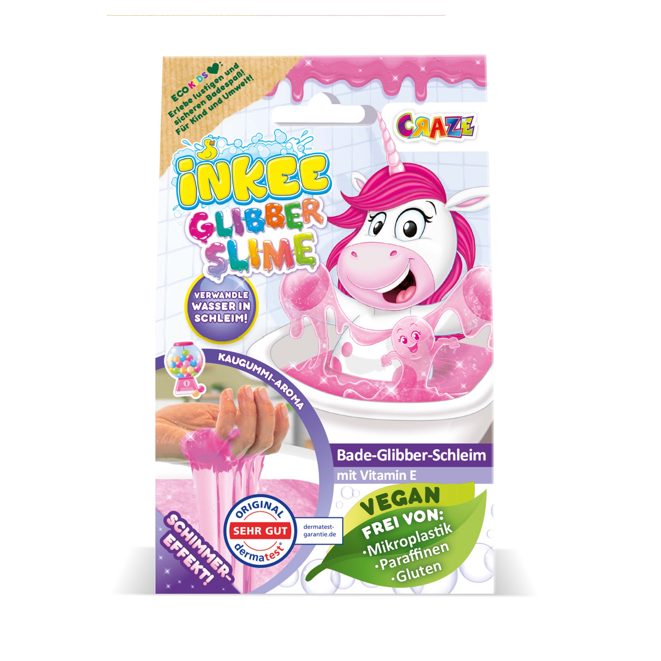 INKEE - Bade-Glibber-Schleim Einhorn