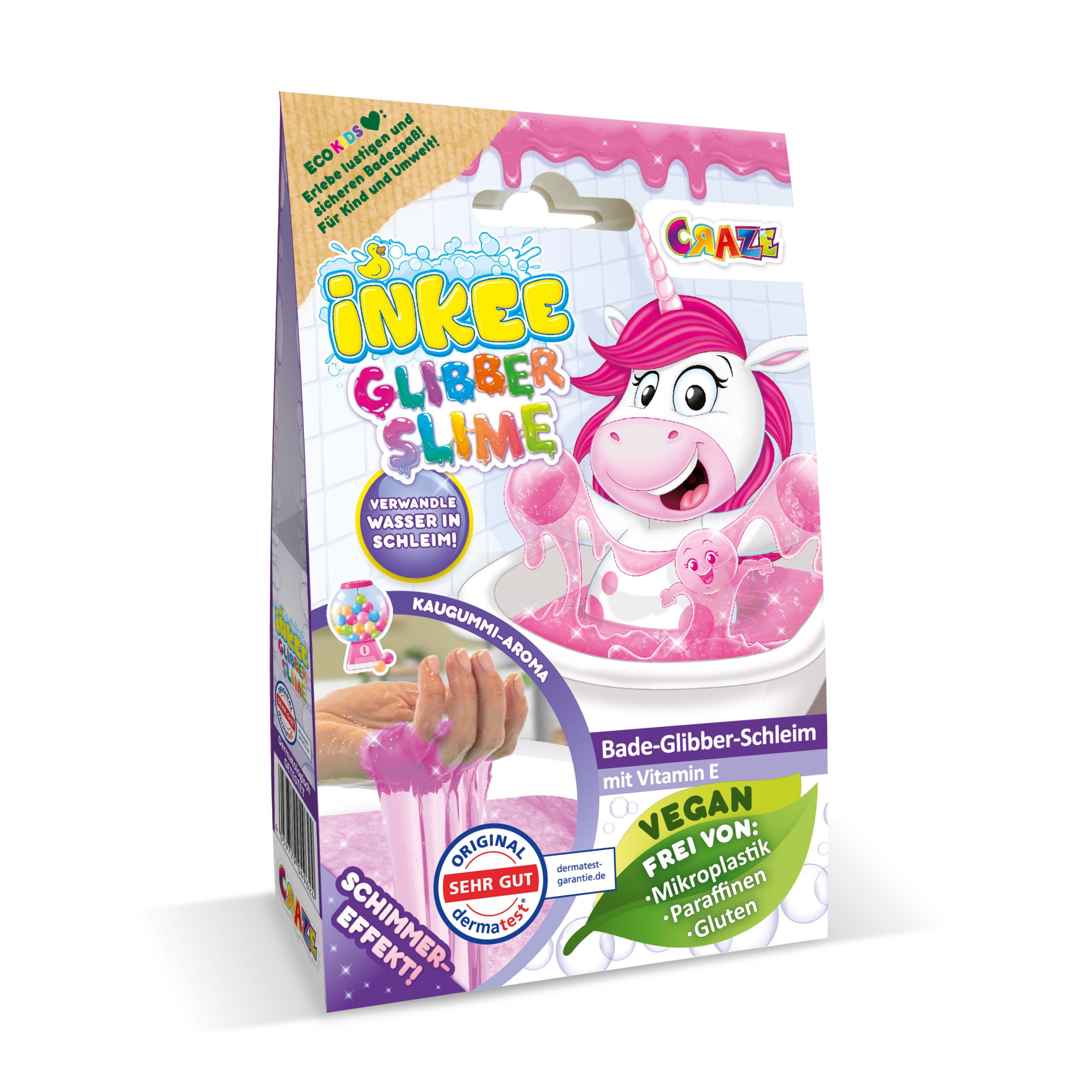 INKEE - Bade-Glibber-Schleim Einhorn