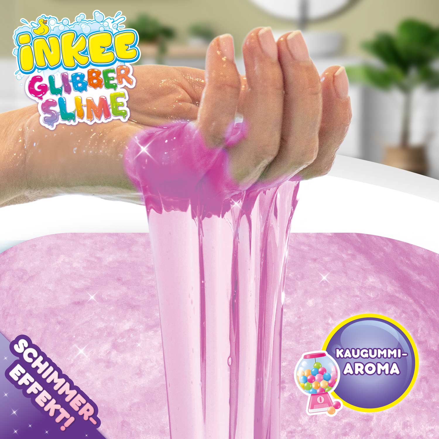 INKEE - Bade-Glibber-Schleim Einhorn