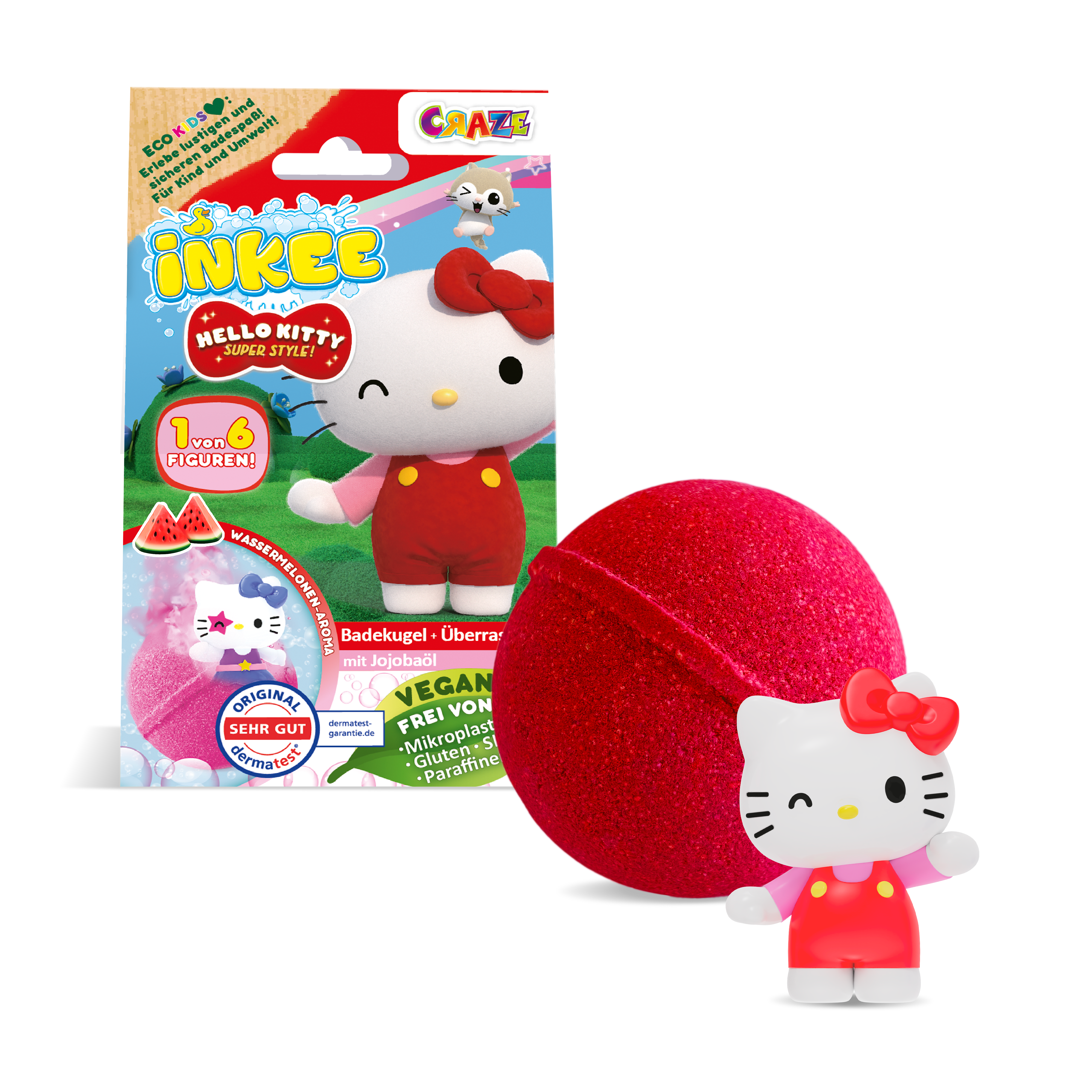 INKEE - Hello Kitty Überraschungs-Badekugel