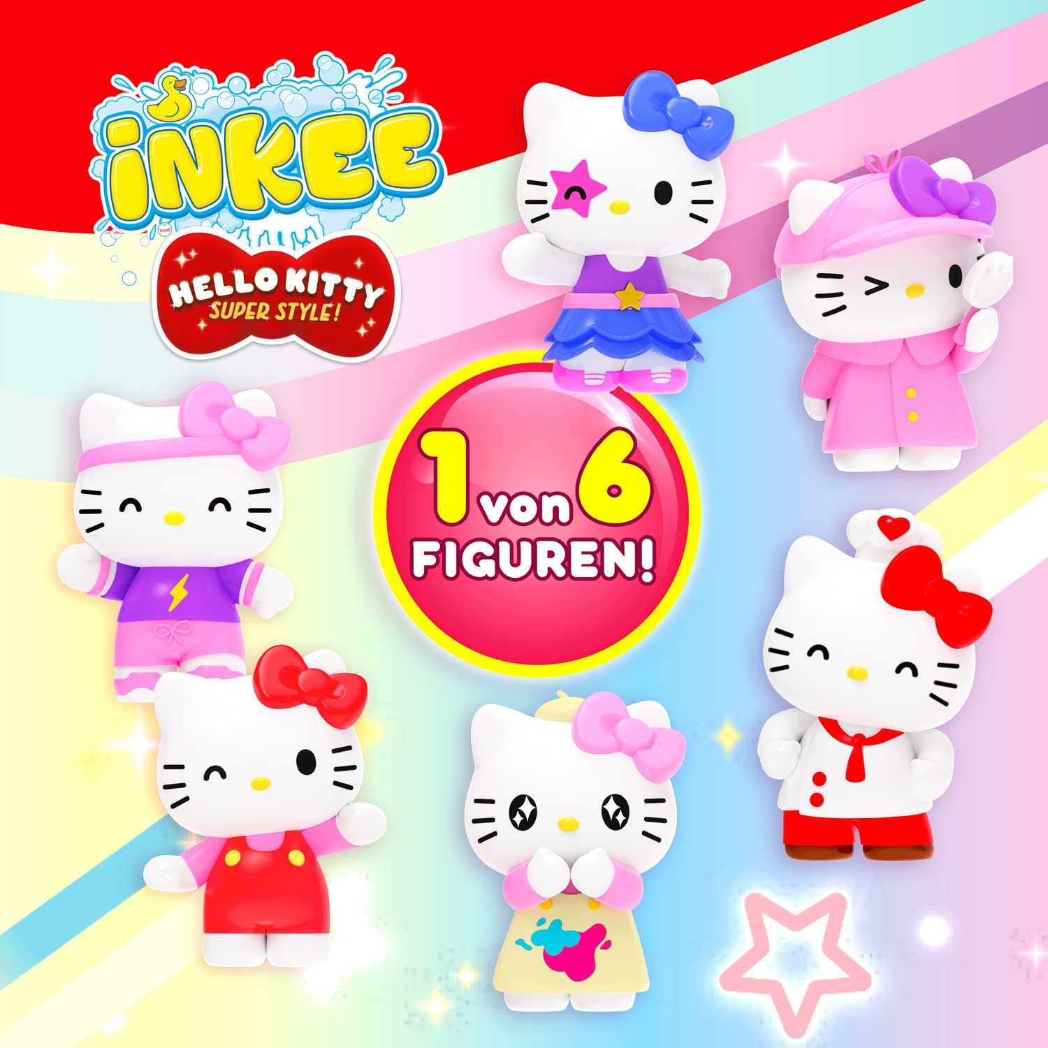 INKEE - Hello Kitty Überraschungs-Badekugel
