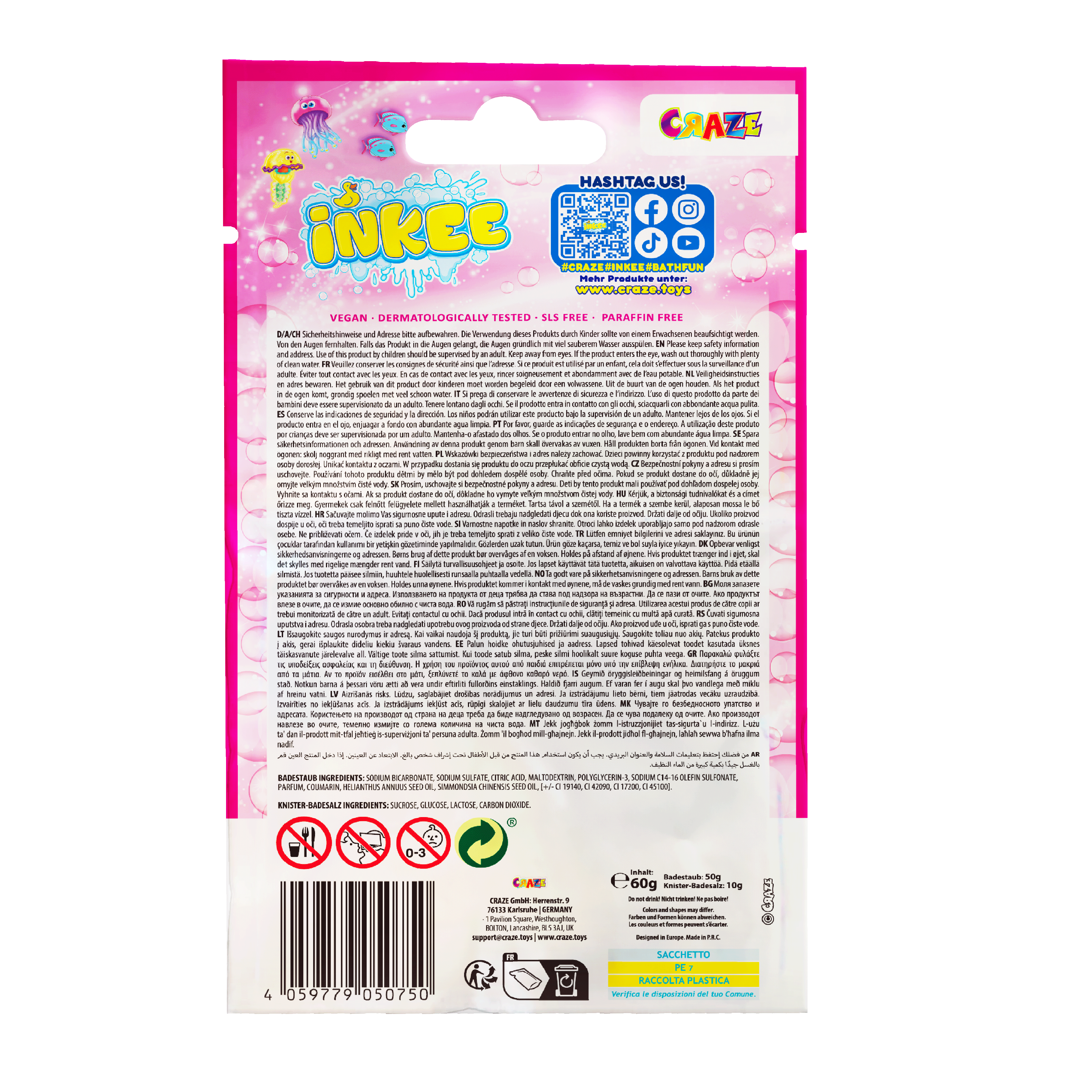 INKEE - Badestaub Galupy Mermaid