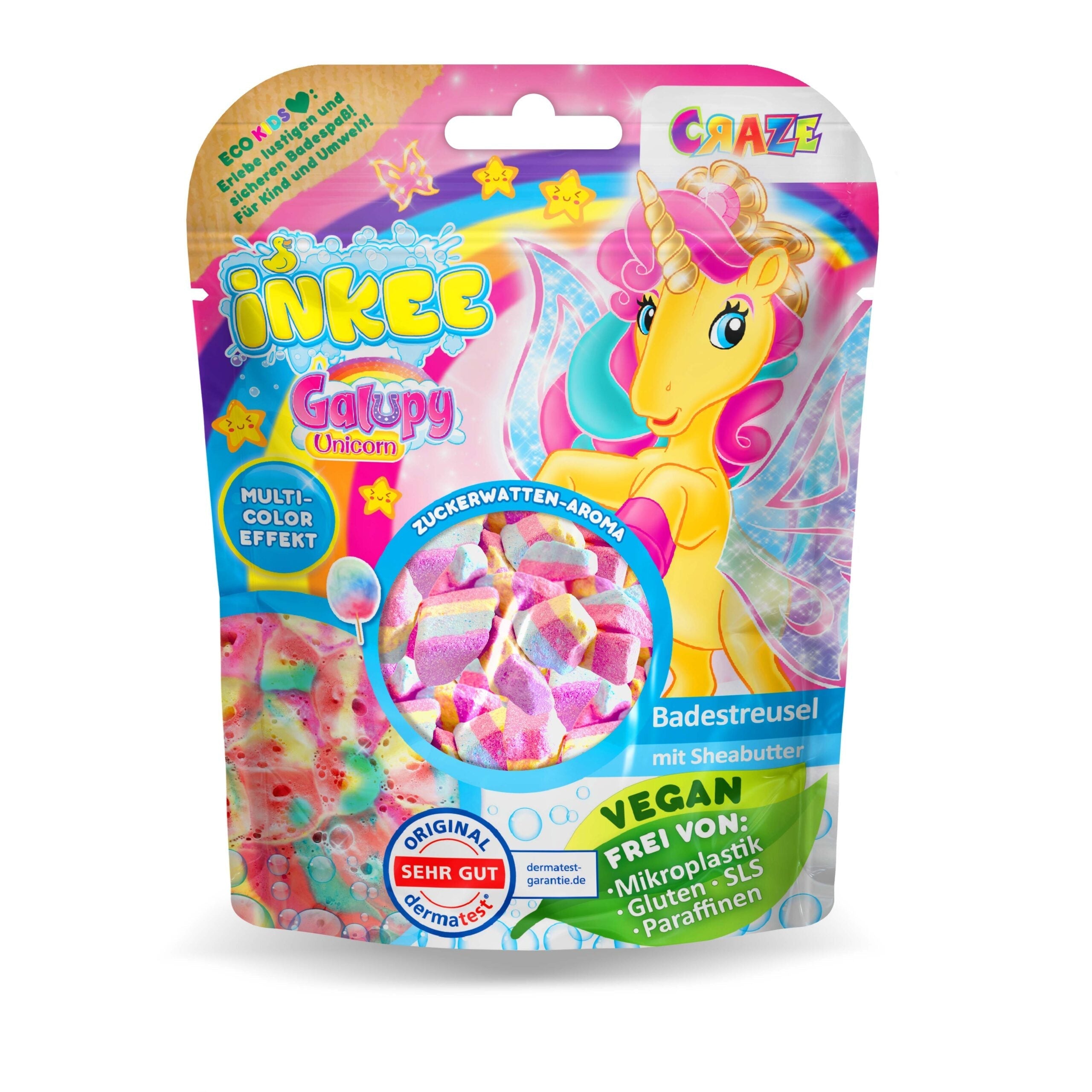 INKEE - Badestreusel Galupy Unicorn
