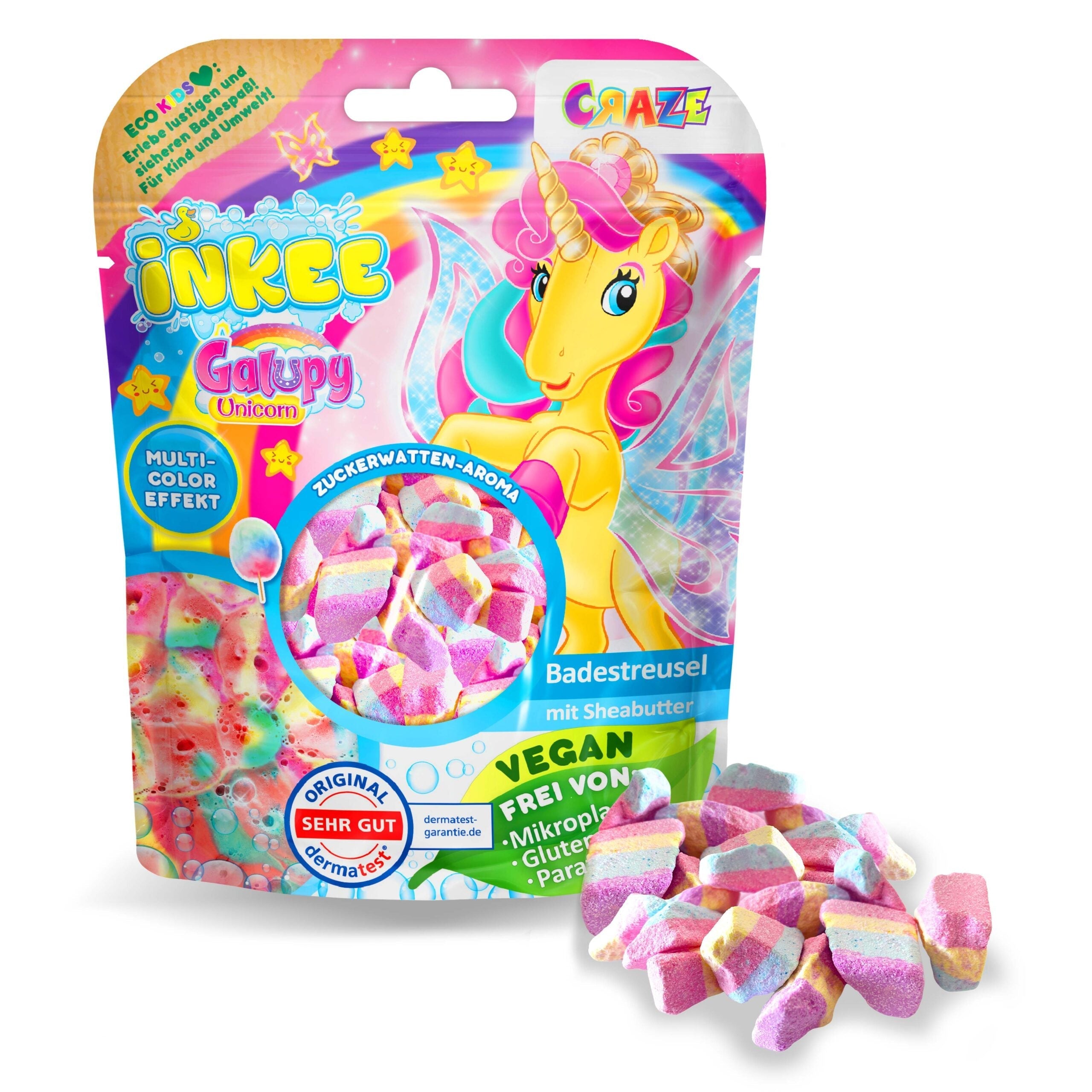 INKEE - Badestreusel Galupy Unicorn
