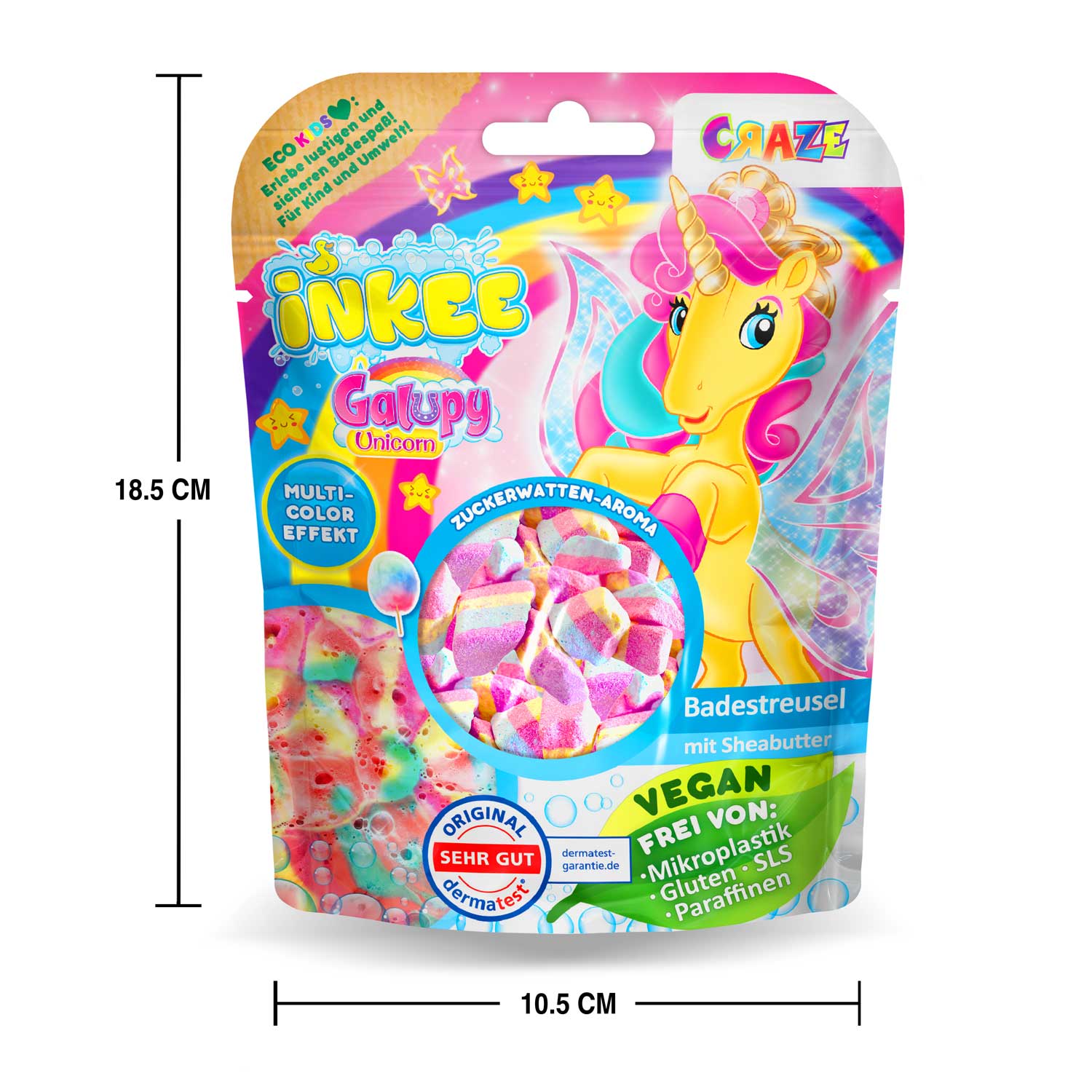 INKEE - Badestreusel Galupy Unicorn