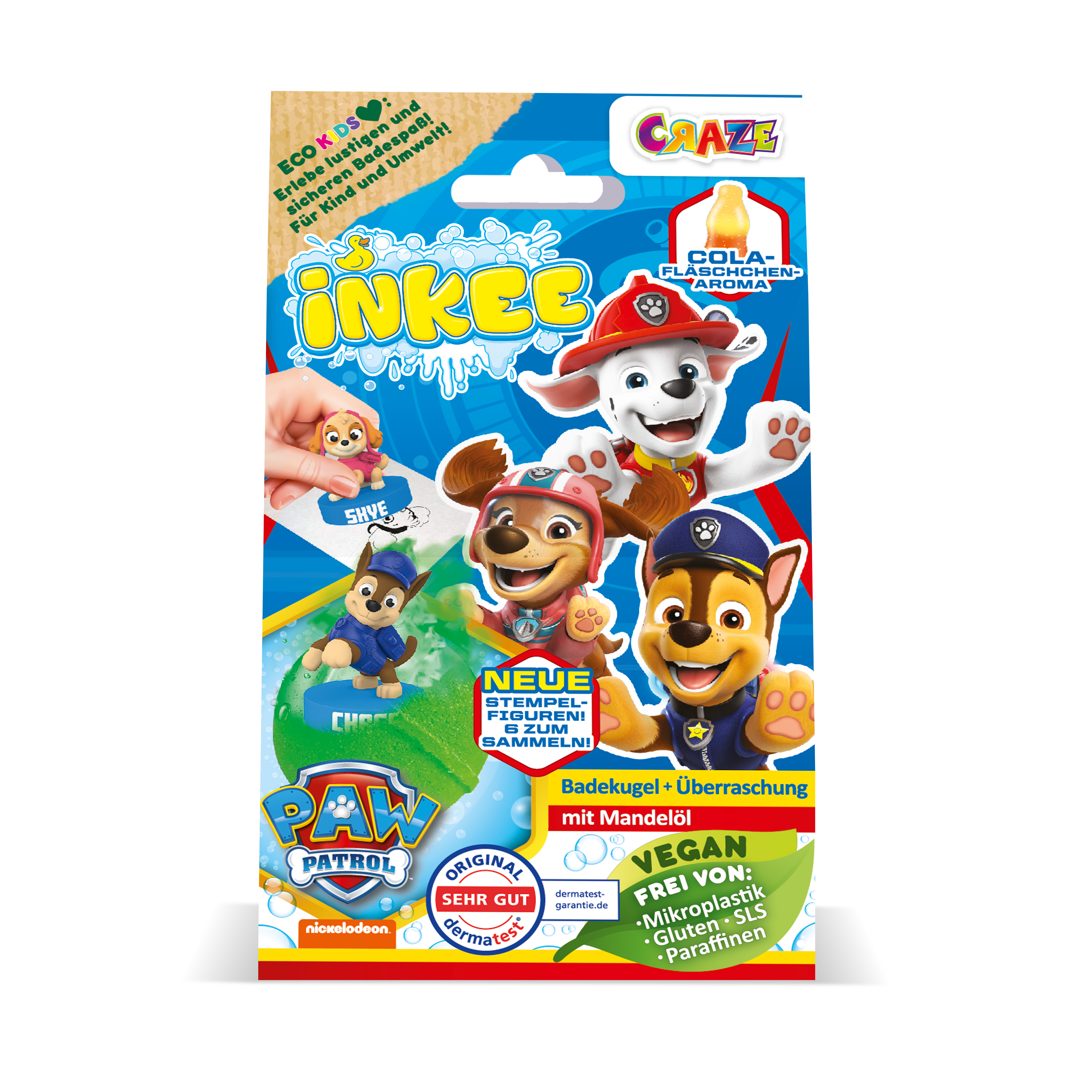 INKEE - Paw Patrol Überraschungs-Badekugel