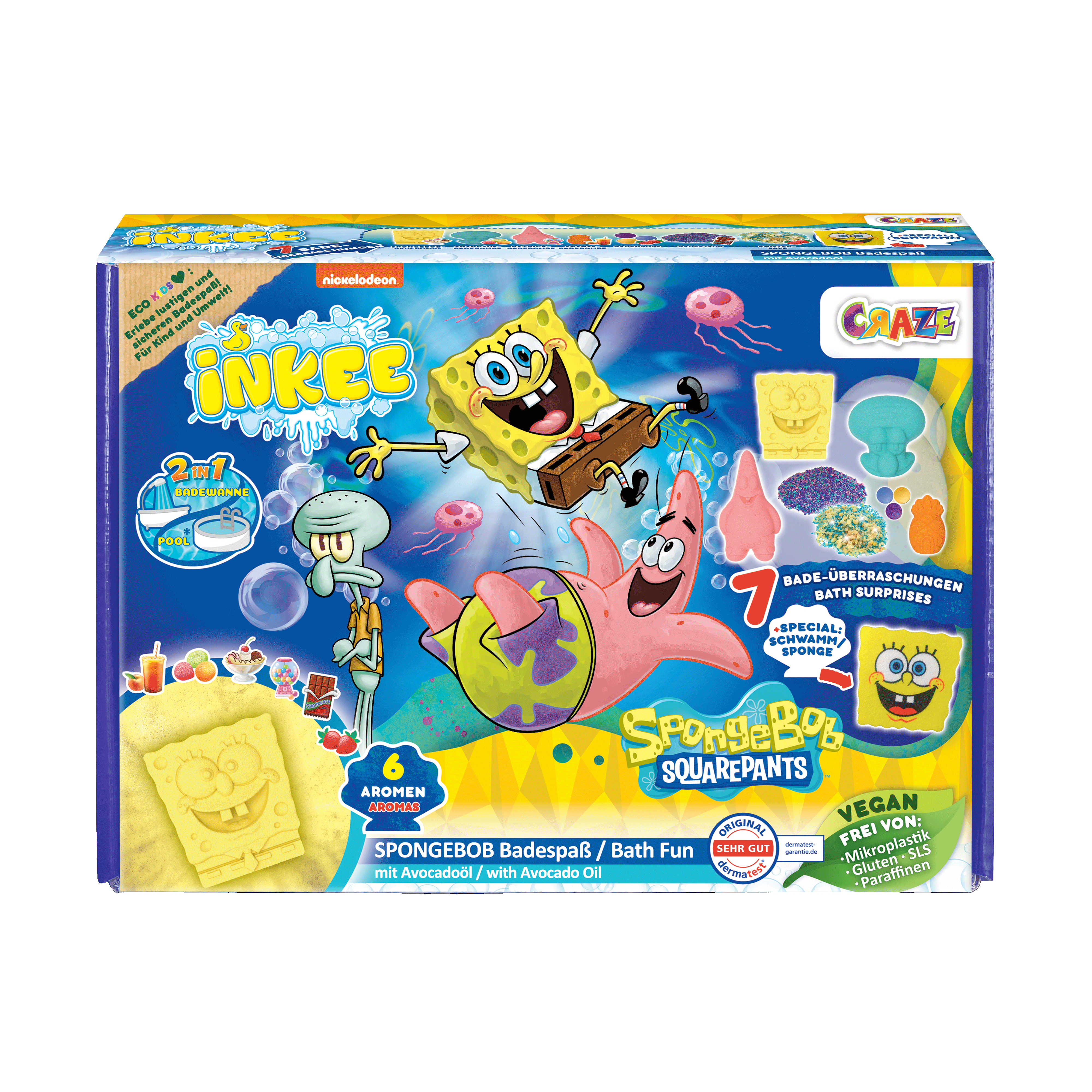 INKEE - Geschenkbox SpongeBob