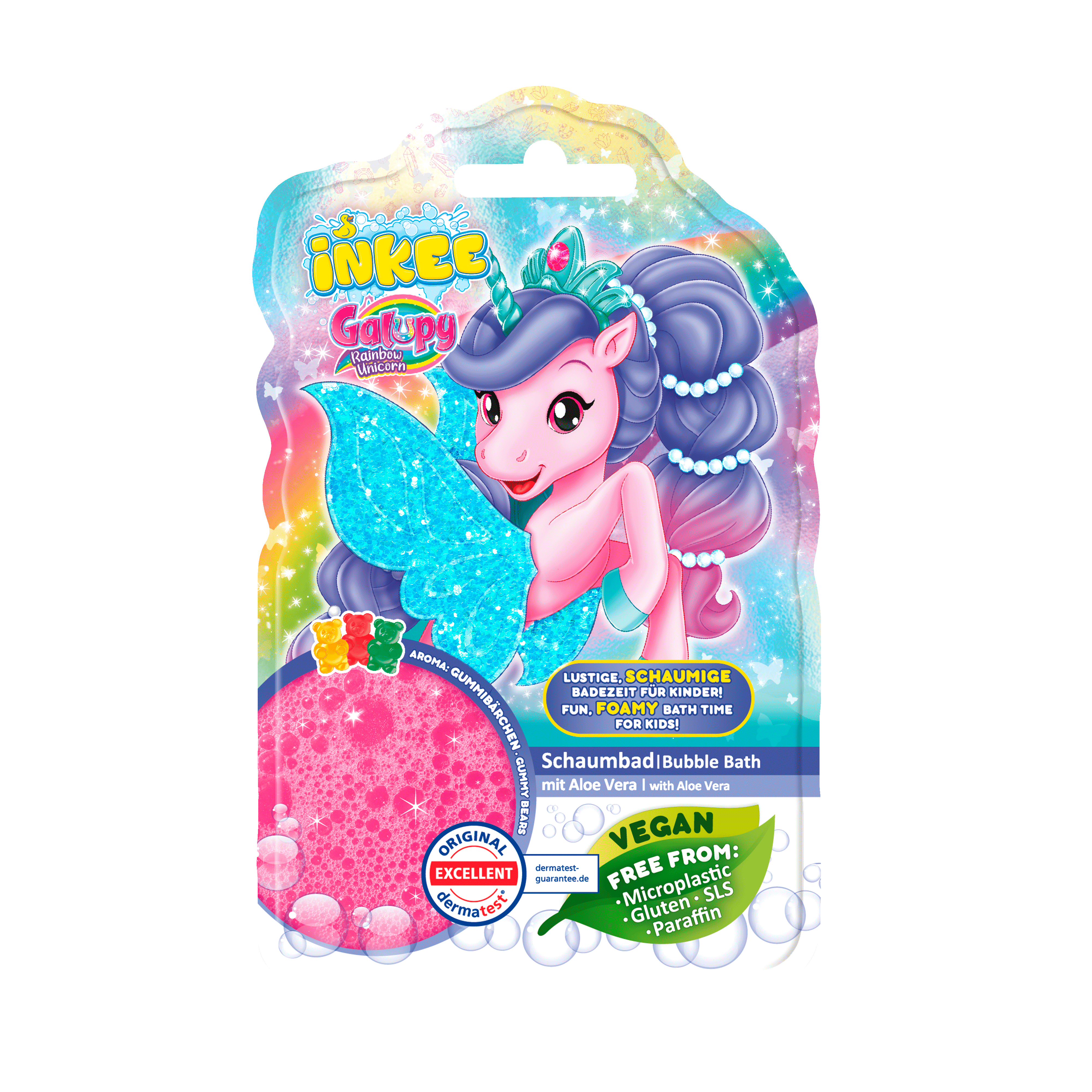 INKEE - Schaumbad Galupy Unicorn