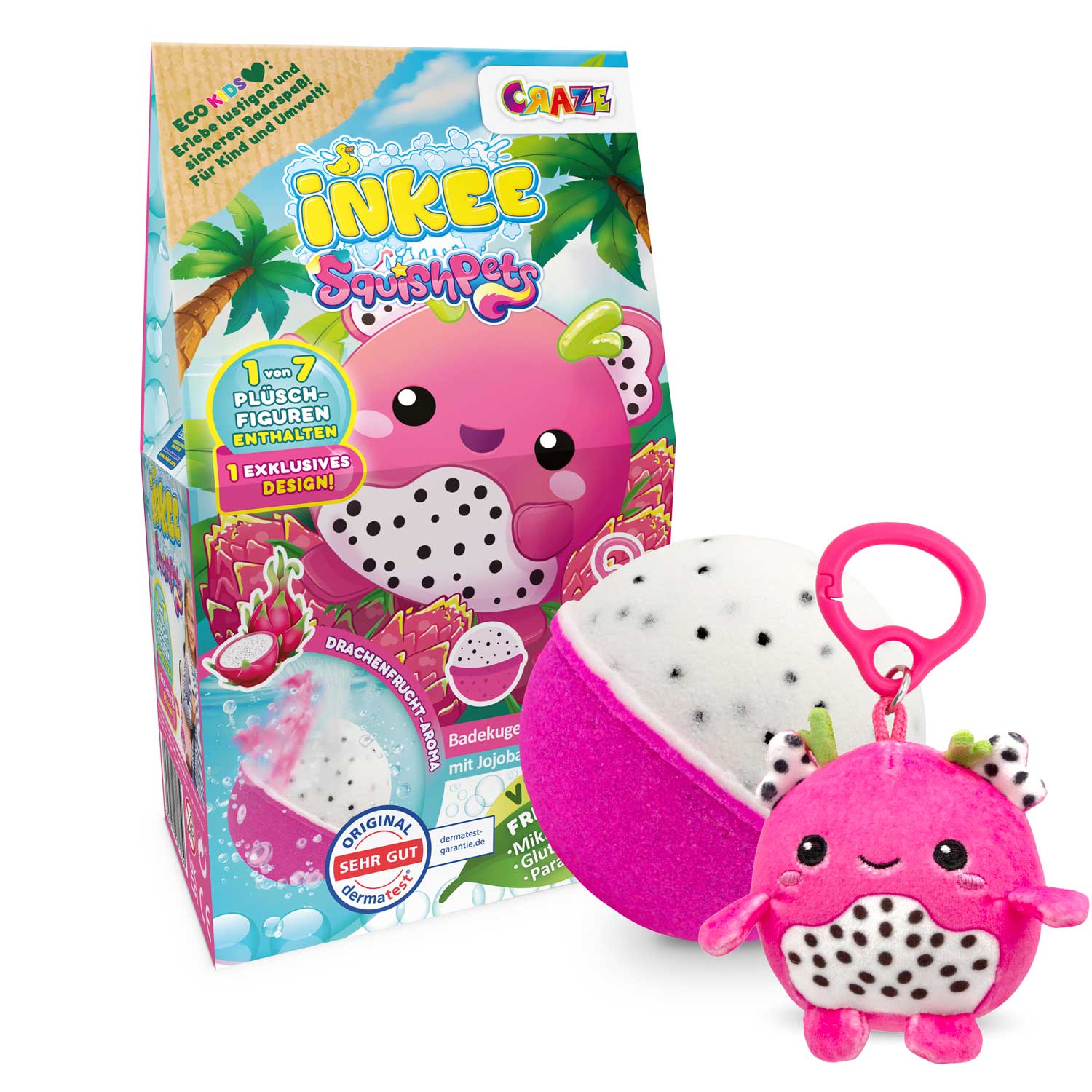 INKEE - SQUISHPETS Überraschungs-Badekugel