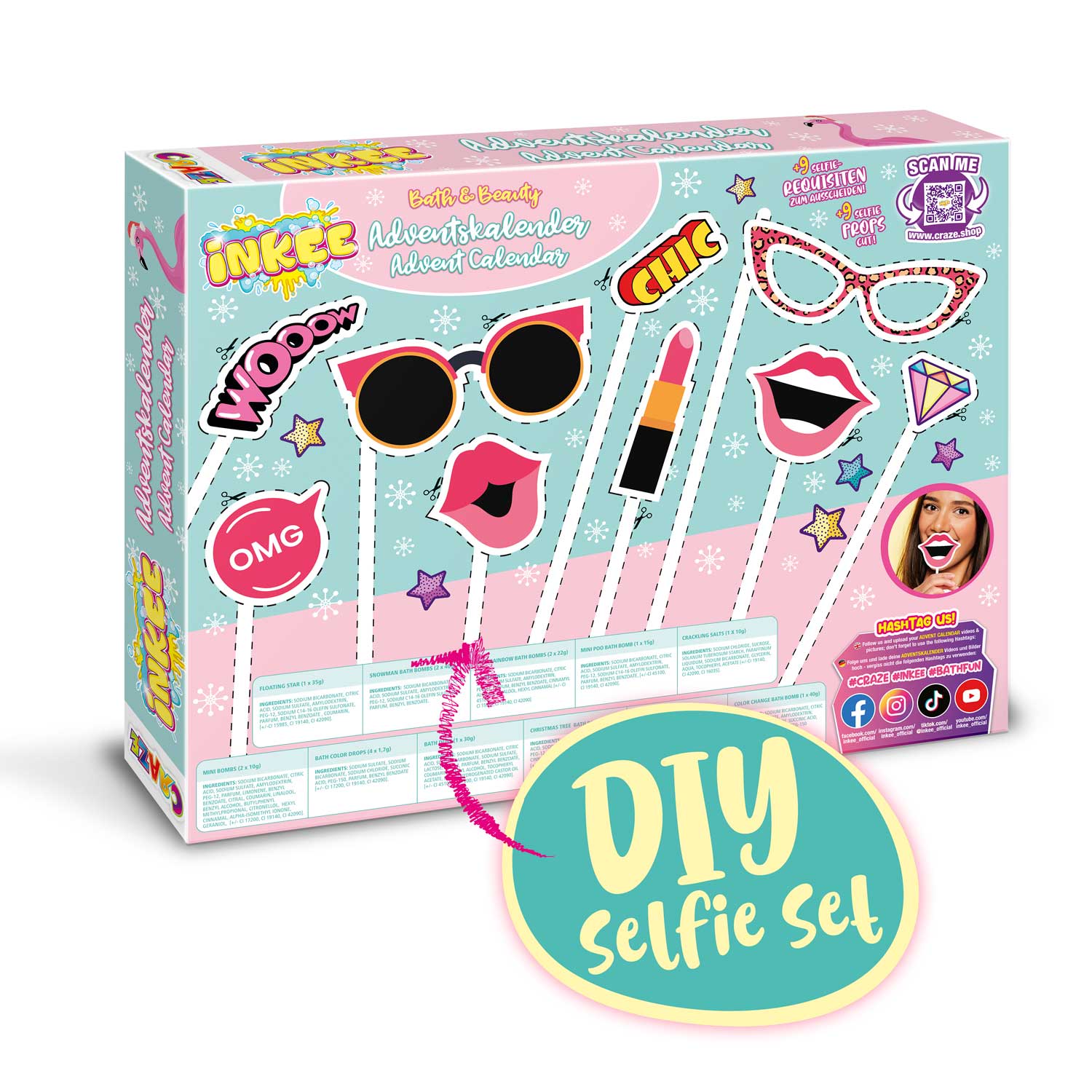 ADVENTSKALENDER - Inkee Flamingo
