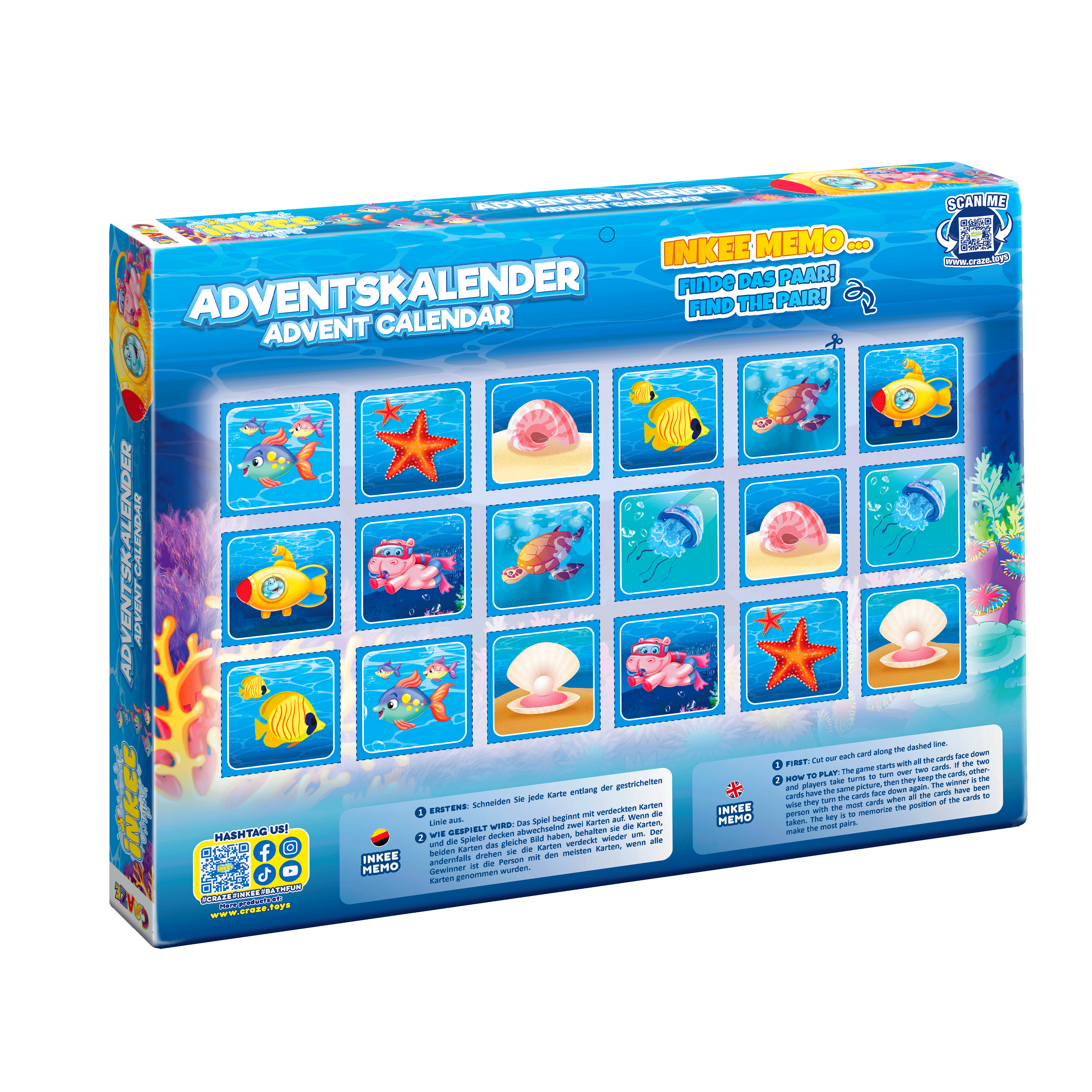ADVENTSKALENDER - Inkee Bath Fun