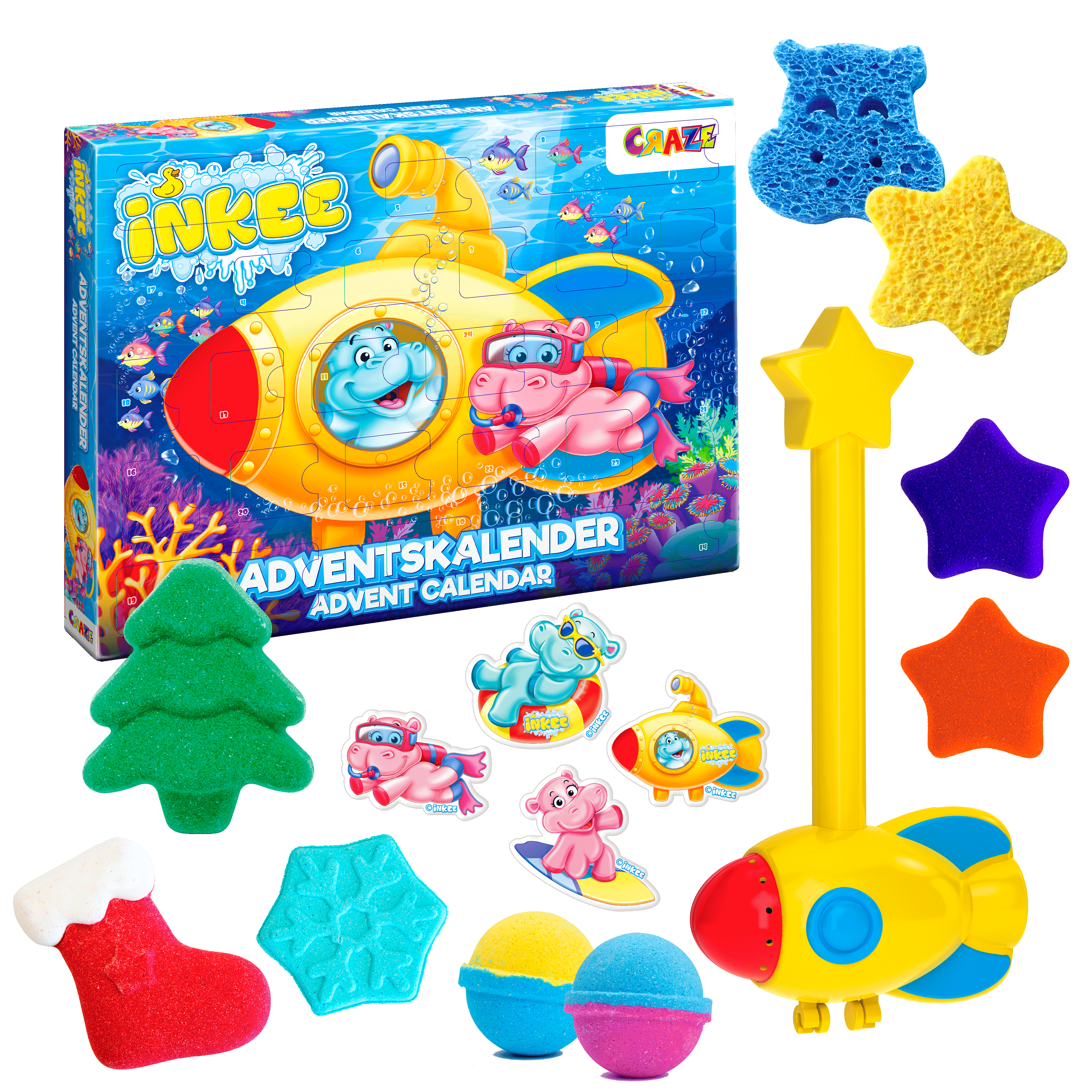 ADVENTSKALENDER - Inkee Bath Fun