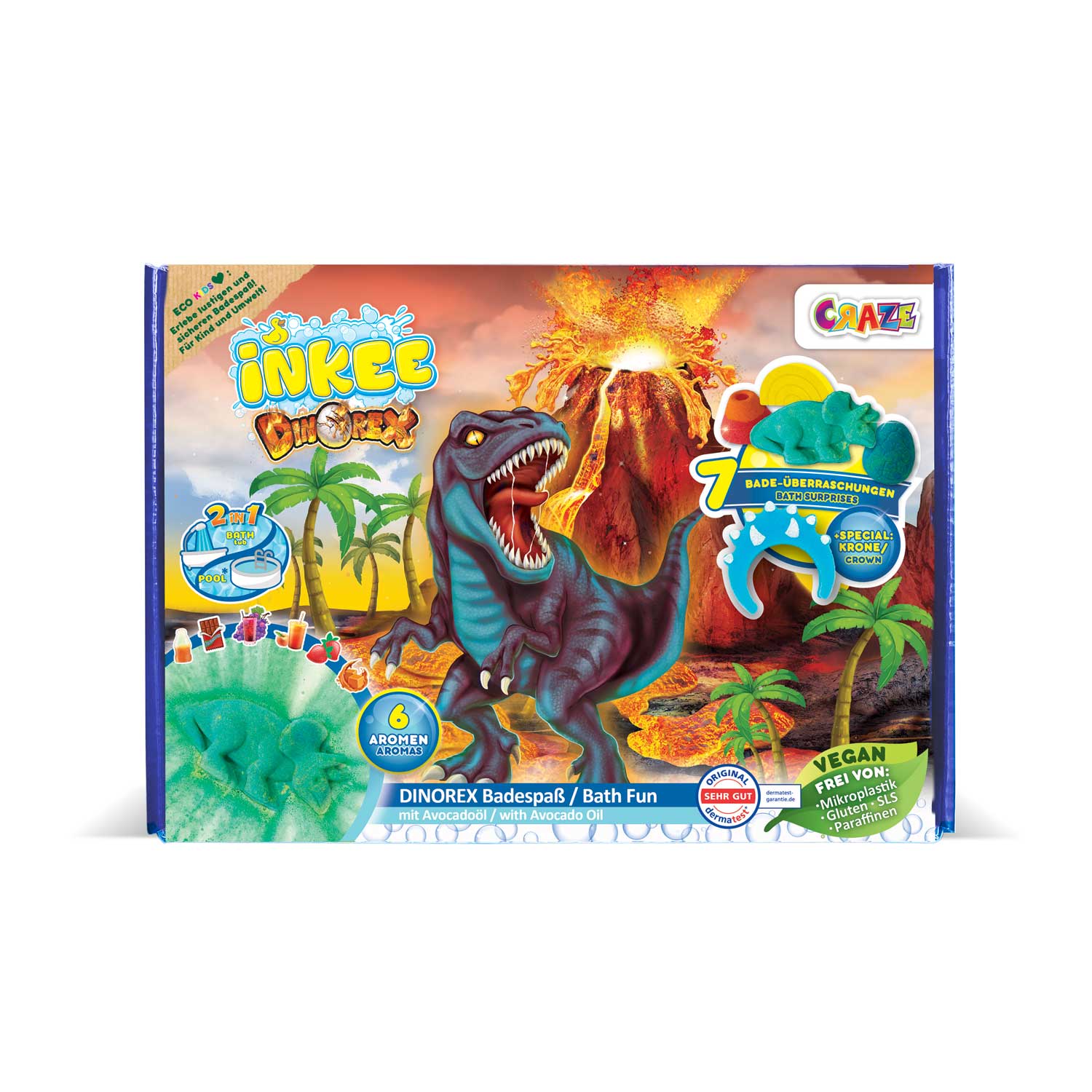 INKEE - Geschenkbox Dino