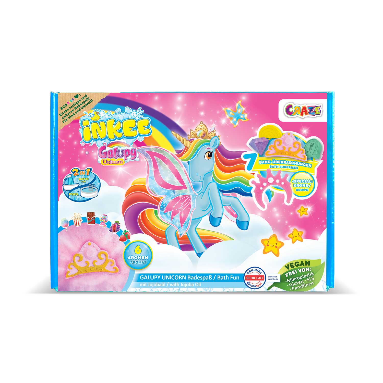 INKEE - Geschenkbox Galupy Unicorn
