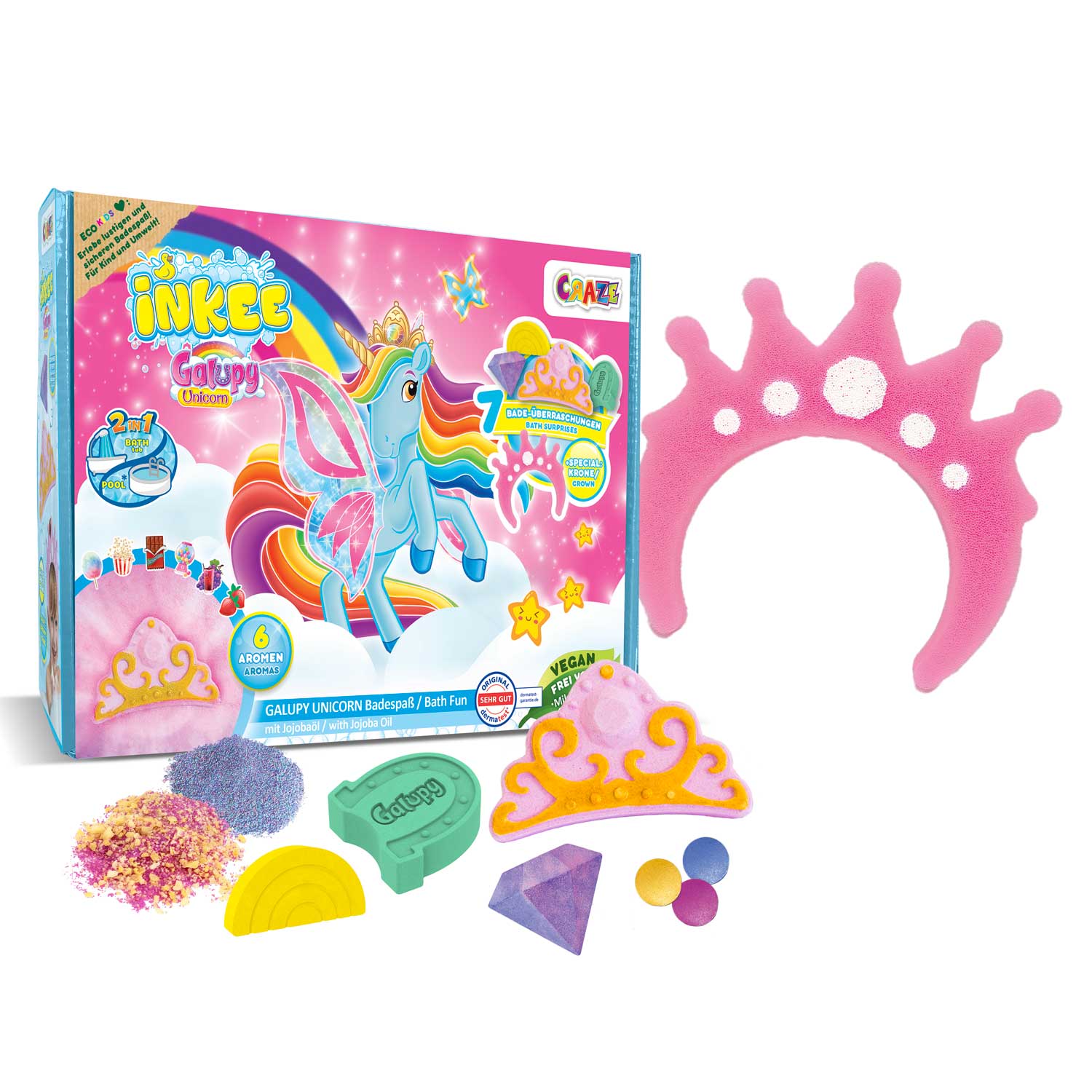 INKEE - Geschenkbox Galupy Unicorn