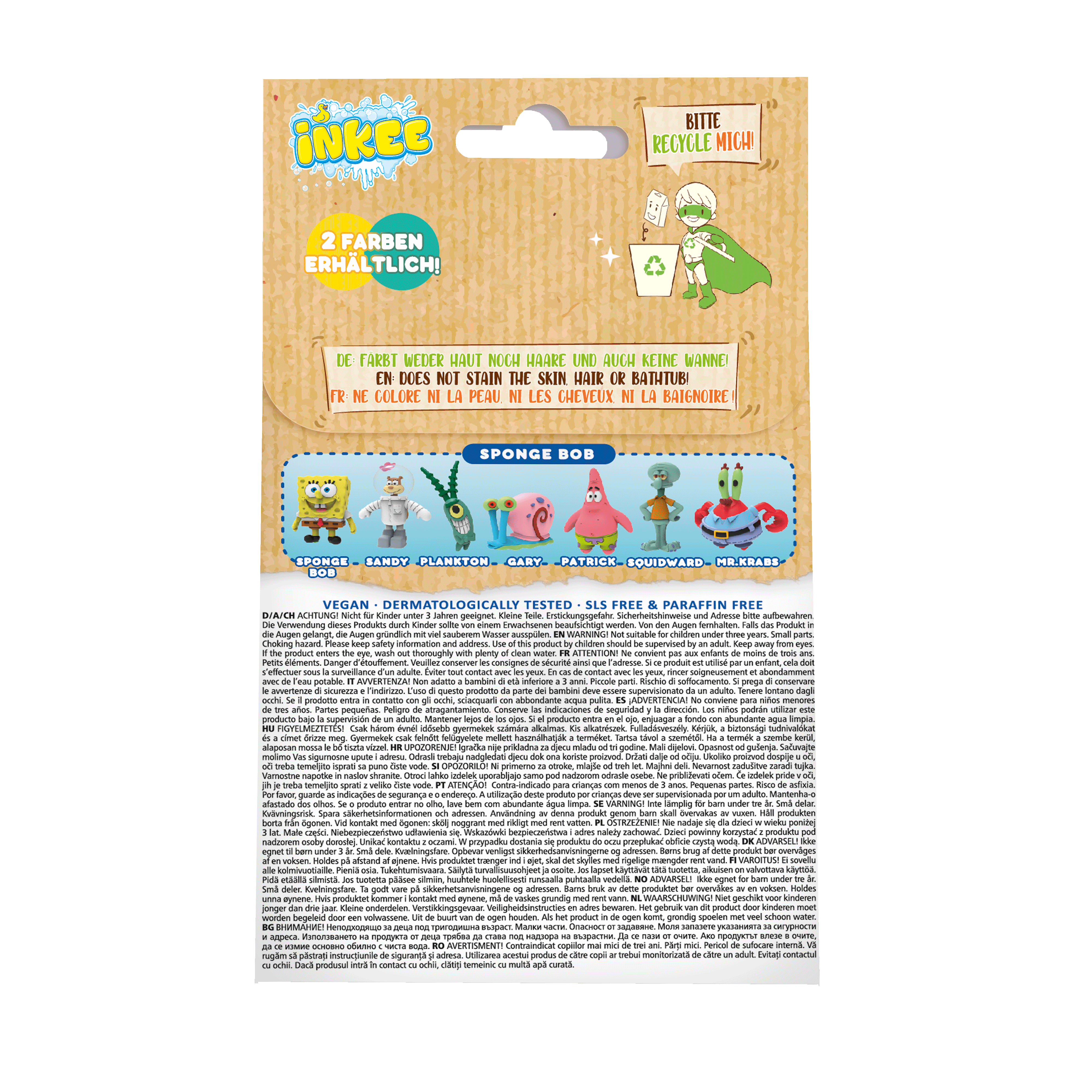 INKEE - SpongeBob Überraschungs-Badekugel