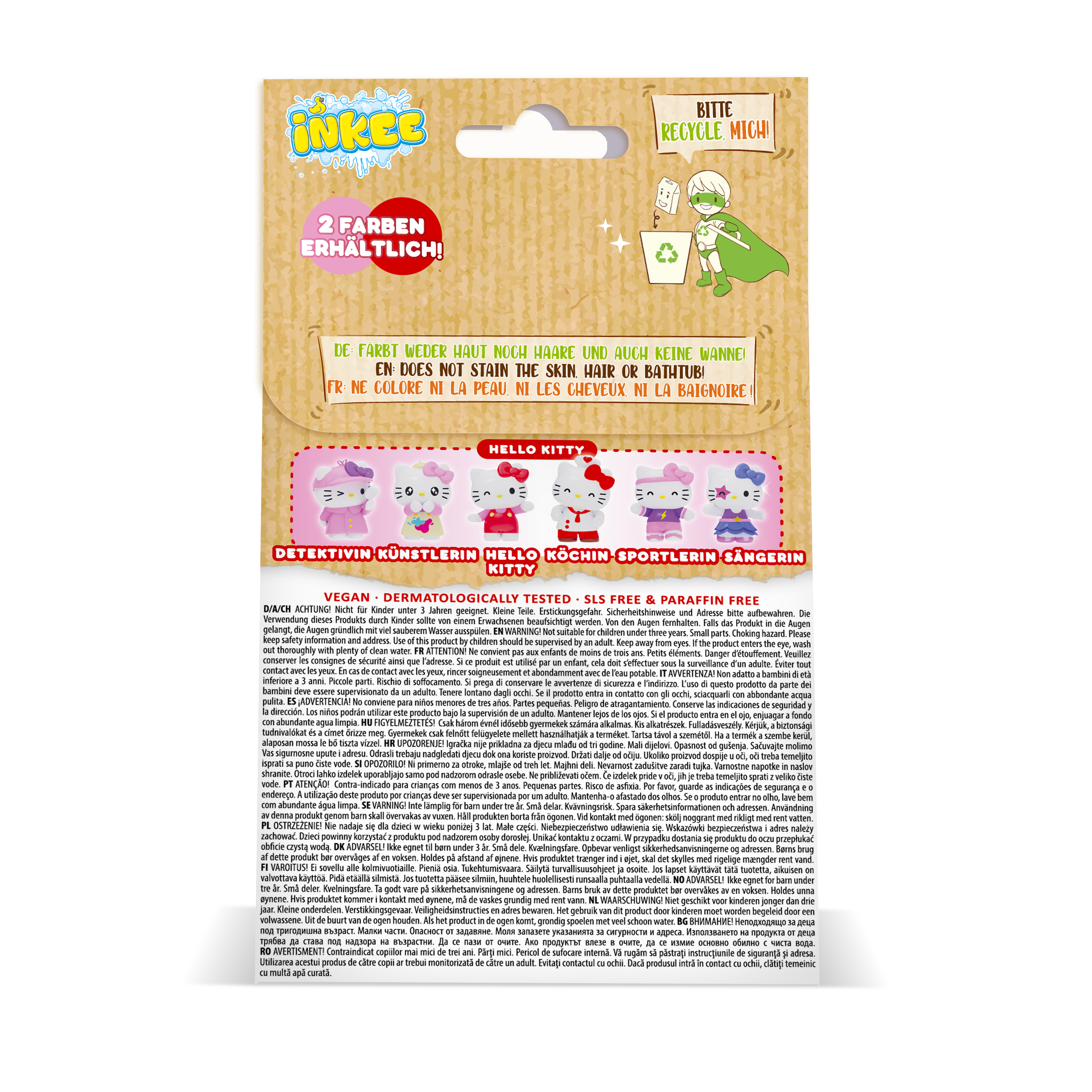 INKEE - Hello Kitty Überraschungs-Badekugel