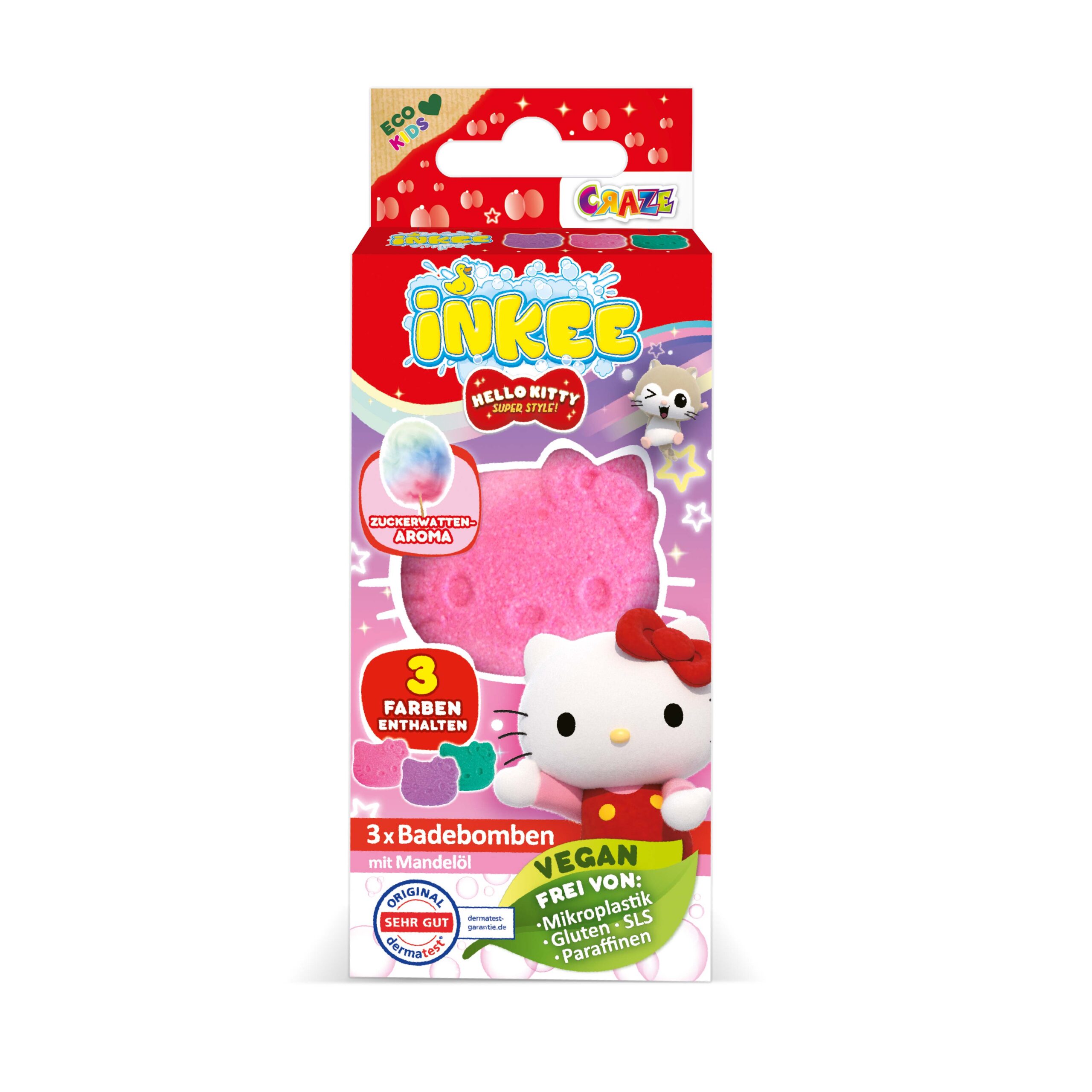 INKEE - 3-Pack Box Hello Kitty