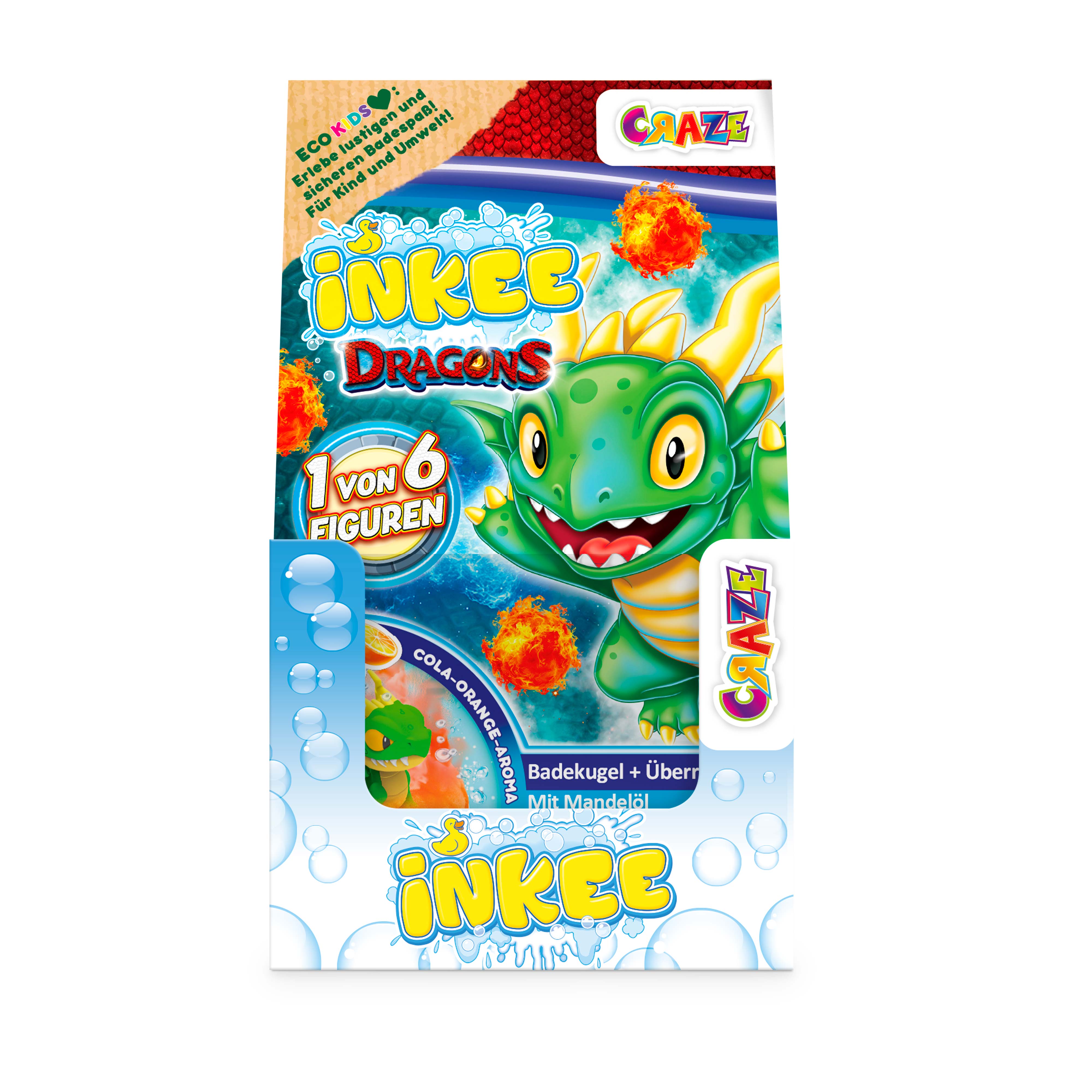 INKEE - Dragons Überraschungs-Badekugel