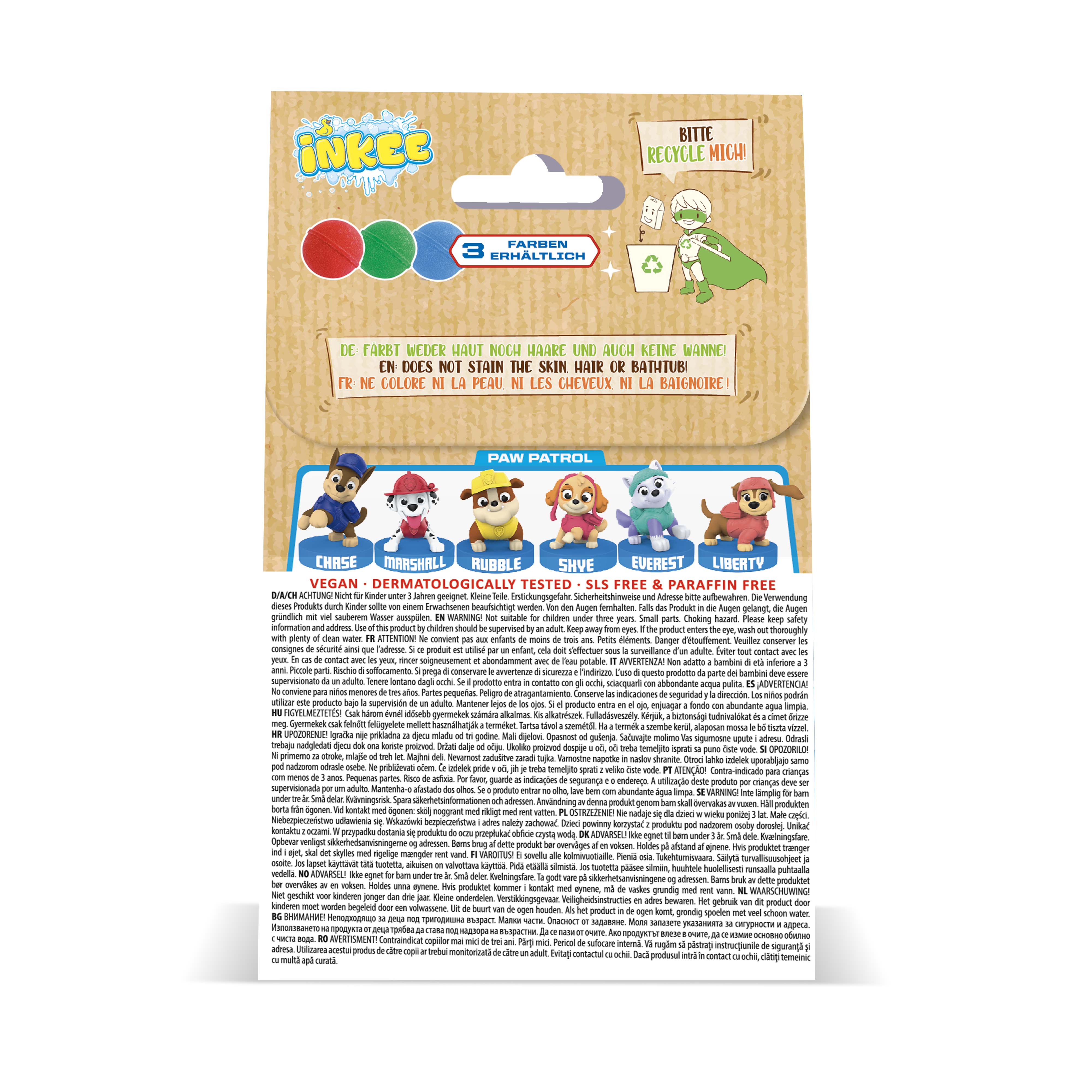 INKEE - Paw Patrol Überraschungs-Badekugel