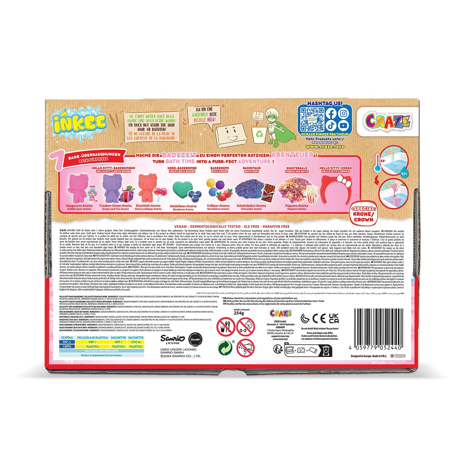 INKEE - Geschenkbox Hello Kitty