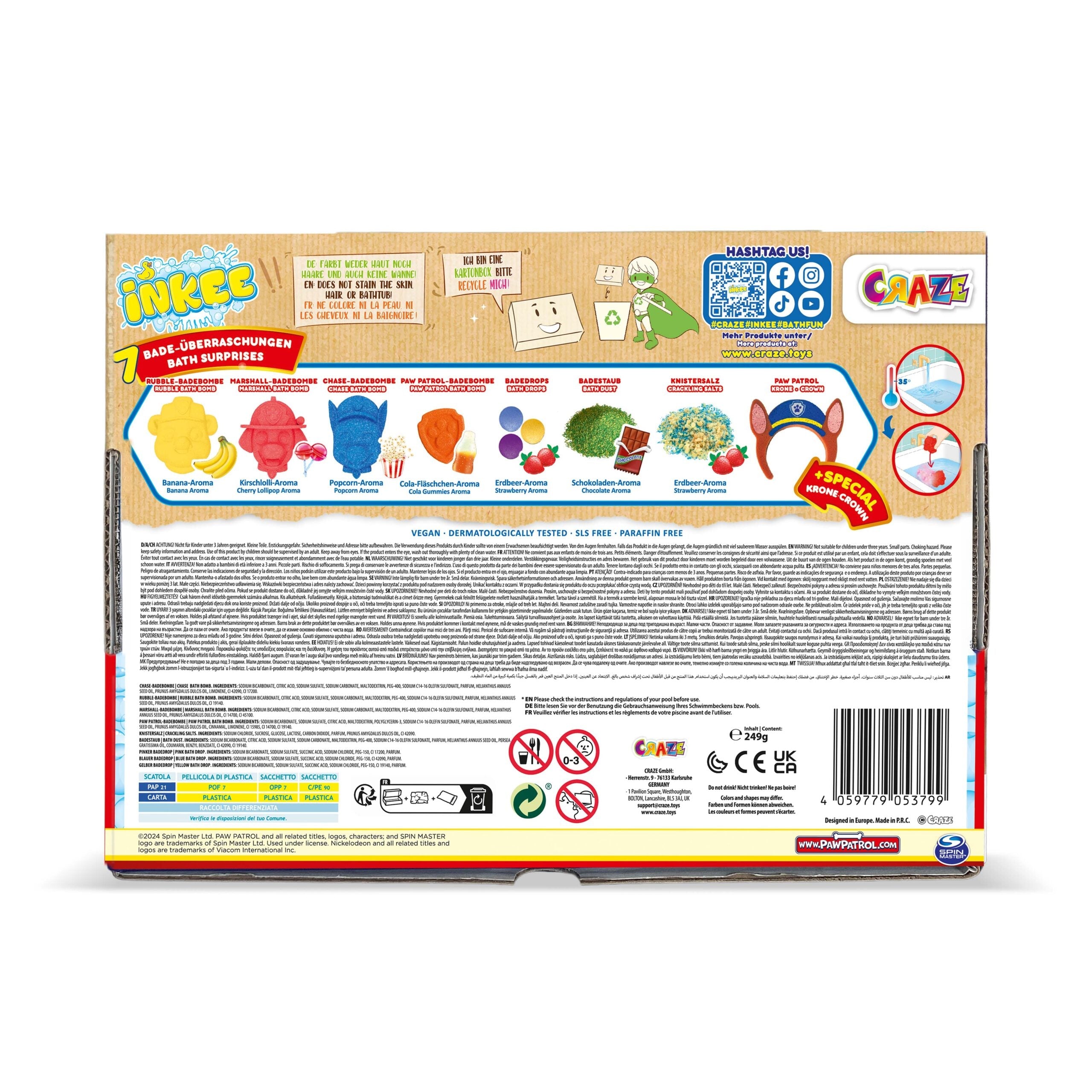 INKEE - Geschenkbox Paw Patrol