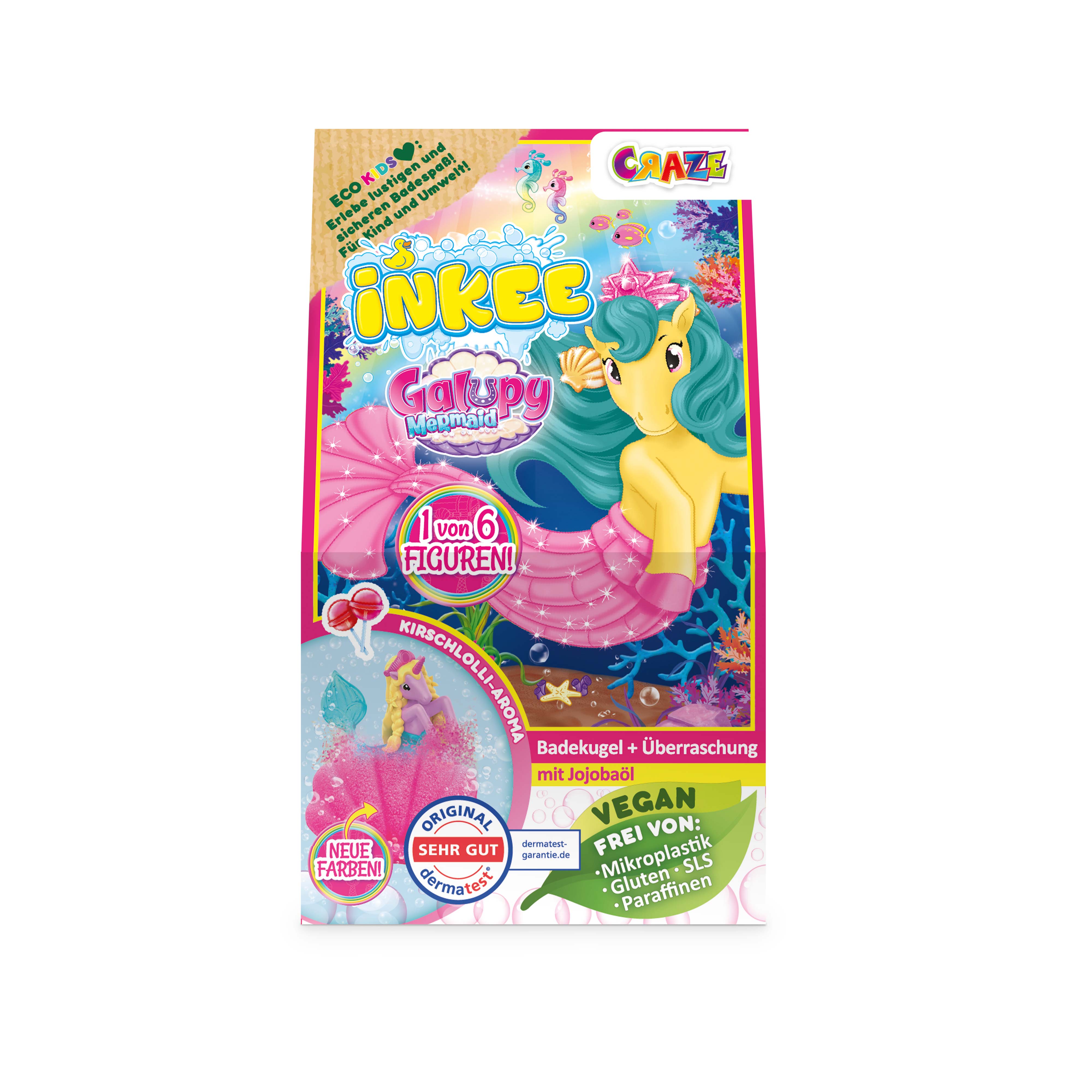 INKEE - Galupy Mermaid Überraschungs-Badekugel