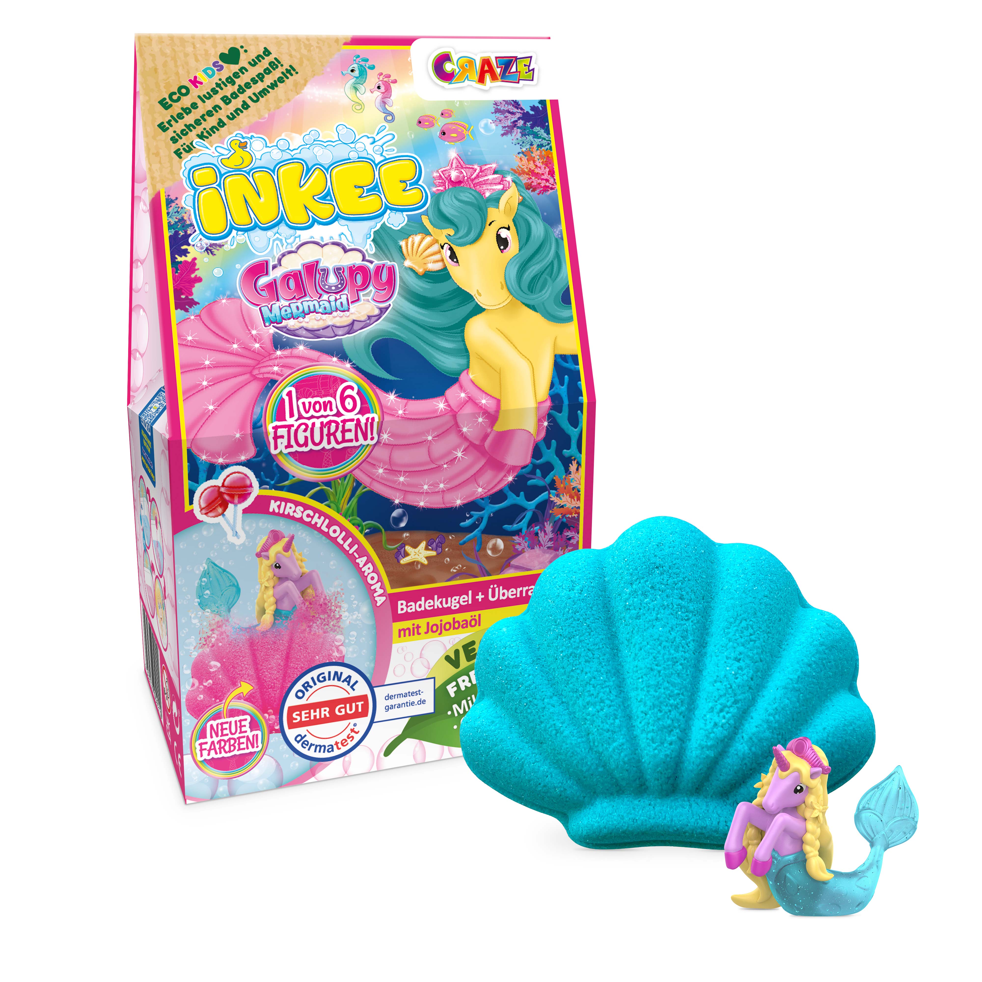 INKEE - Galupy Mermaid Überraschungs-Badekugel