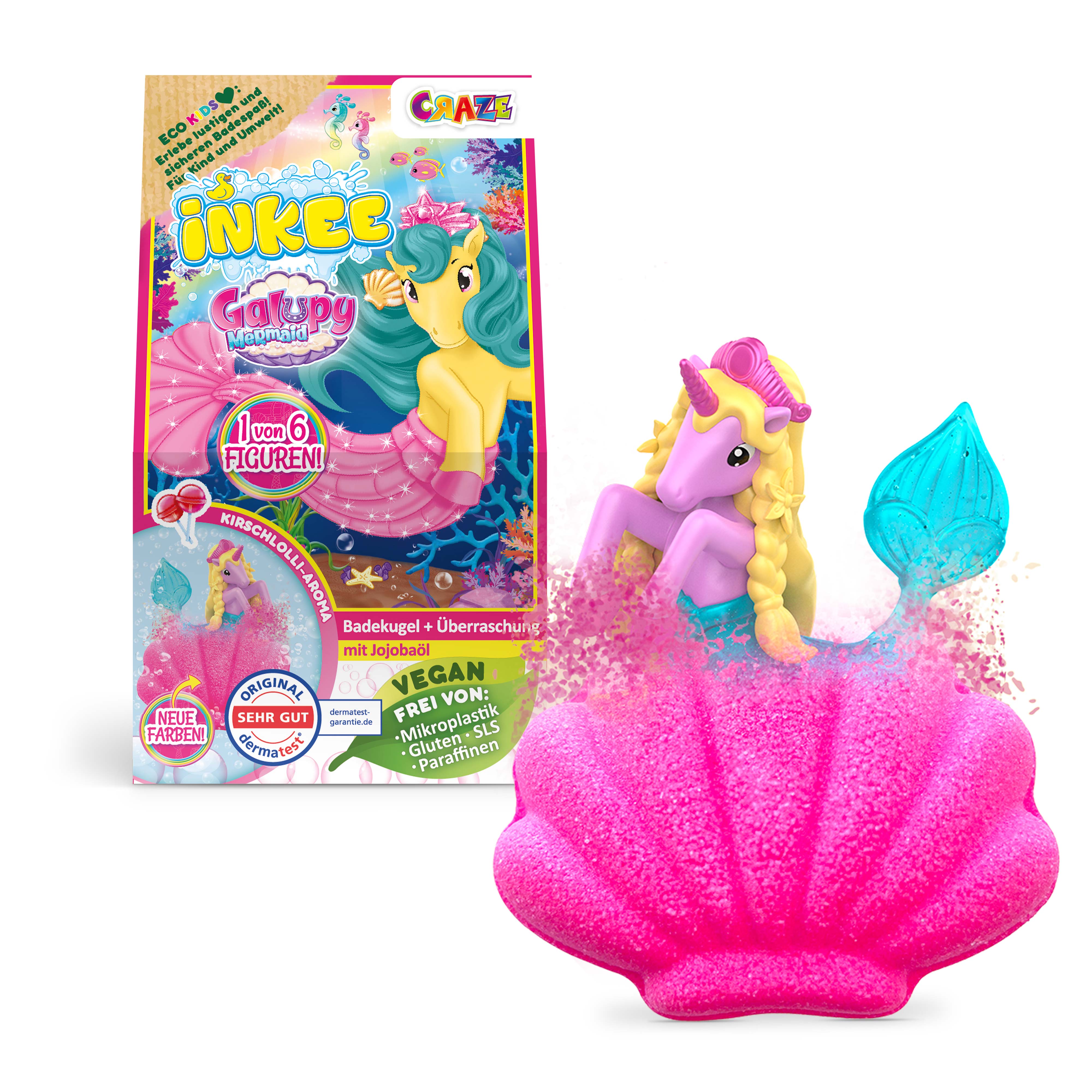 INKEE - Galupy Mermaid Überraschungs-Badekugel
