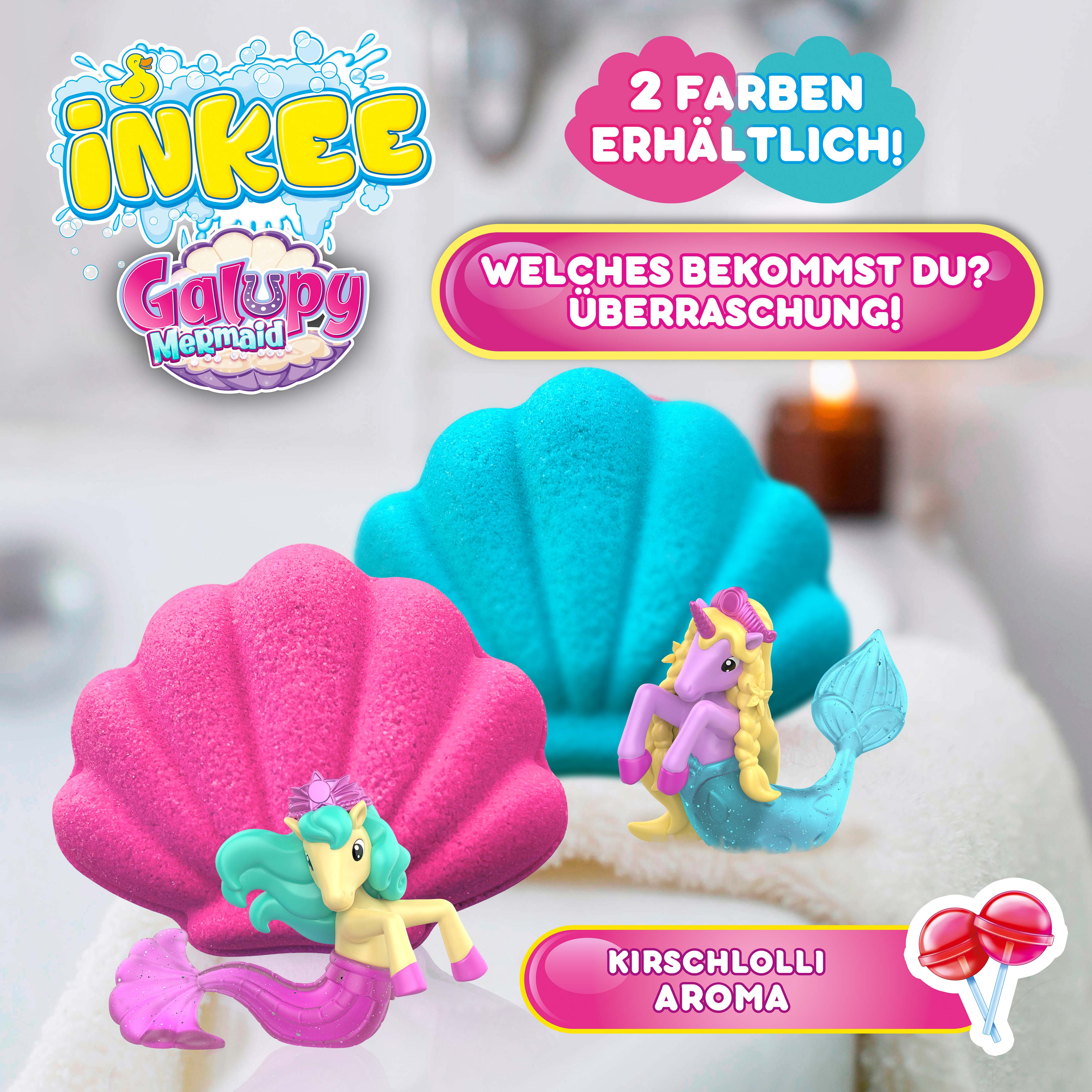 INKEE - Galupy Mermaid Überraschungs-Badekugel
