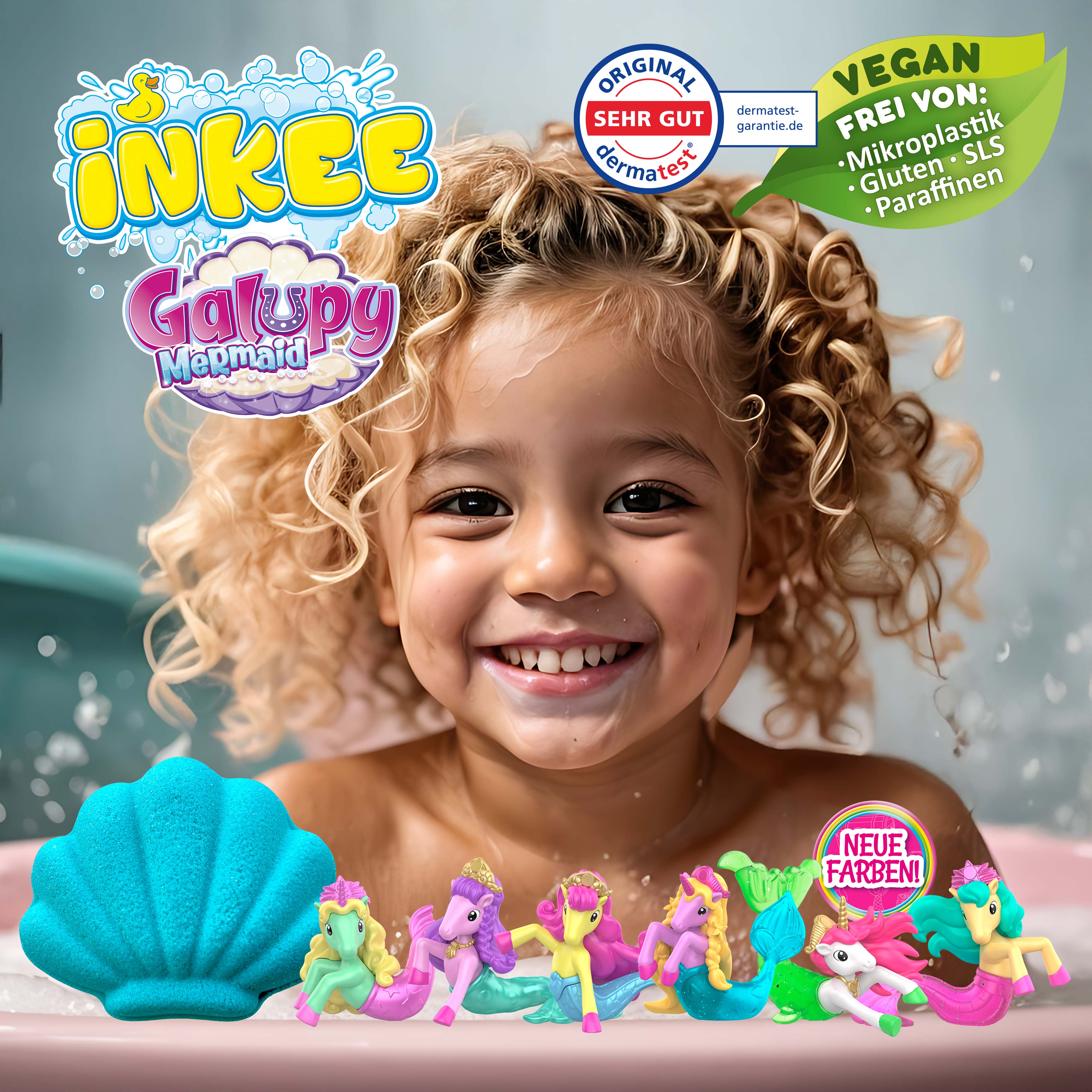 INKEE - Galupy Mermaid Überraschungs-Badekugel