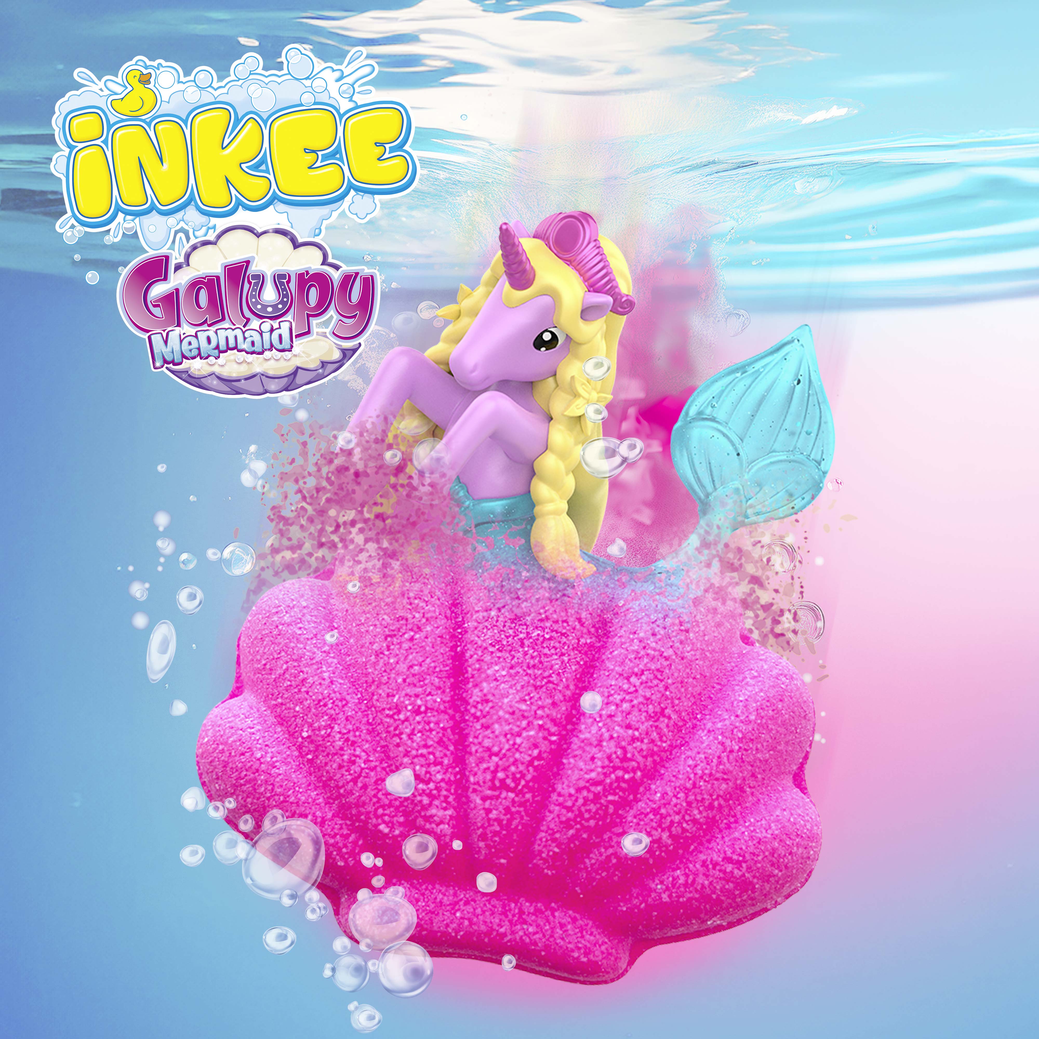 INKEE - Galupy Mermaid Überraschungs-Badekugel