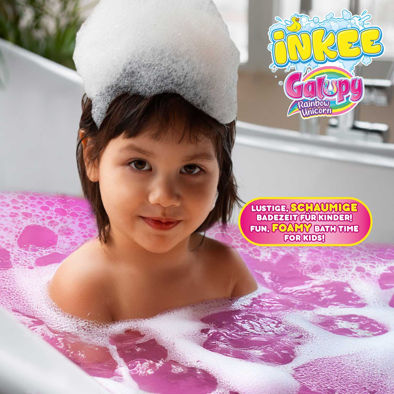 INKEE - Schaumbad Galupy Unicorn