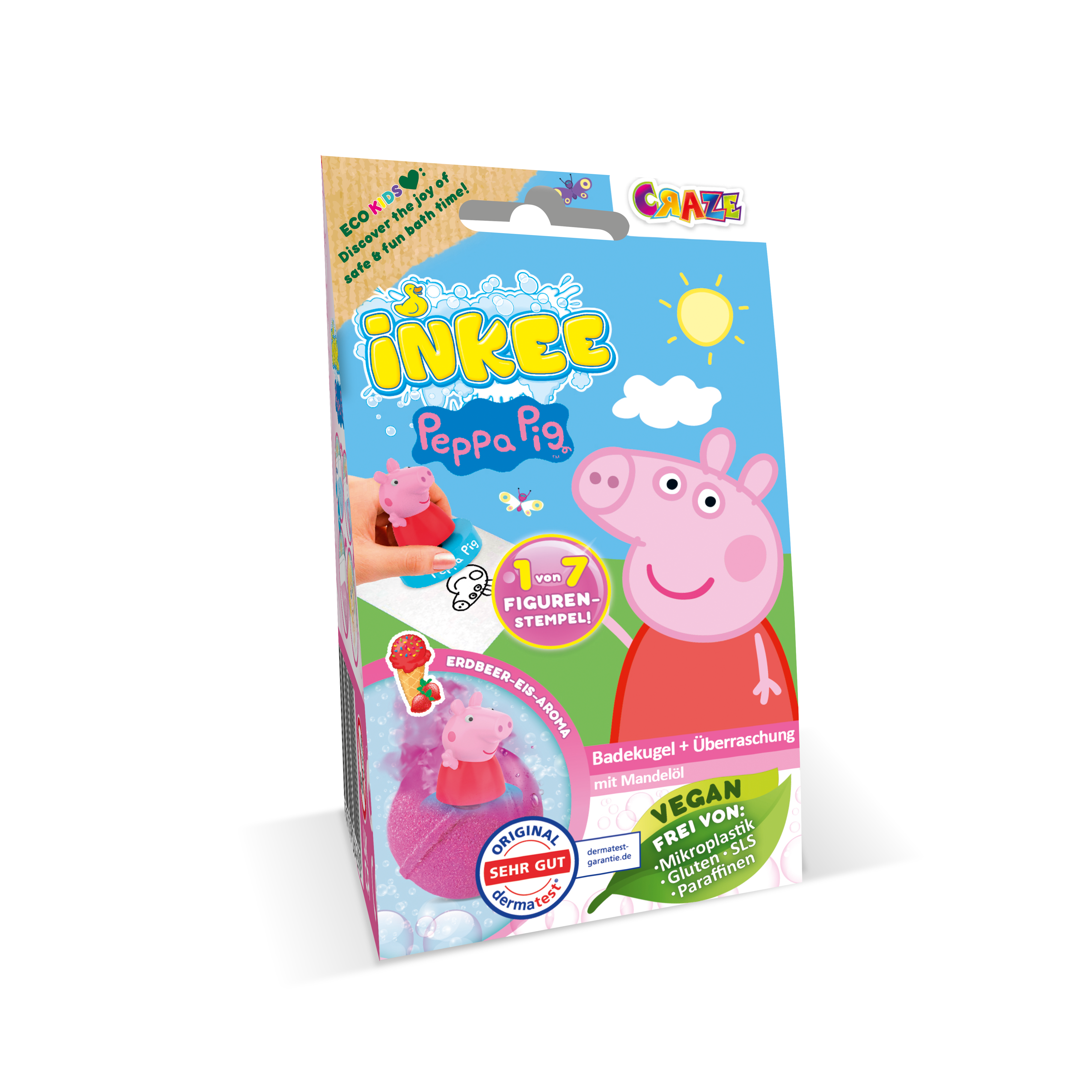 INKEE - Peppa Pig Überraschungs-Badekugel