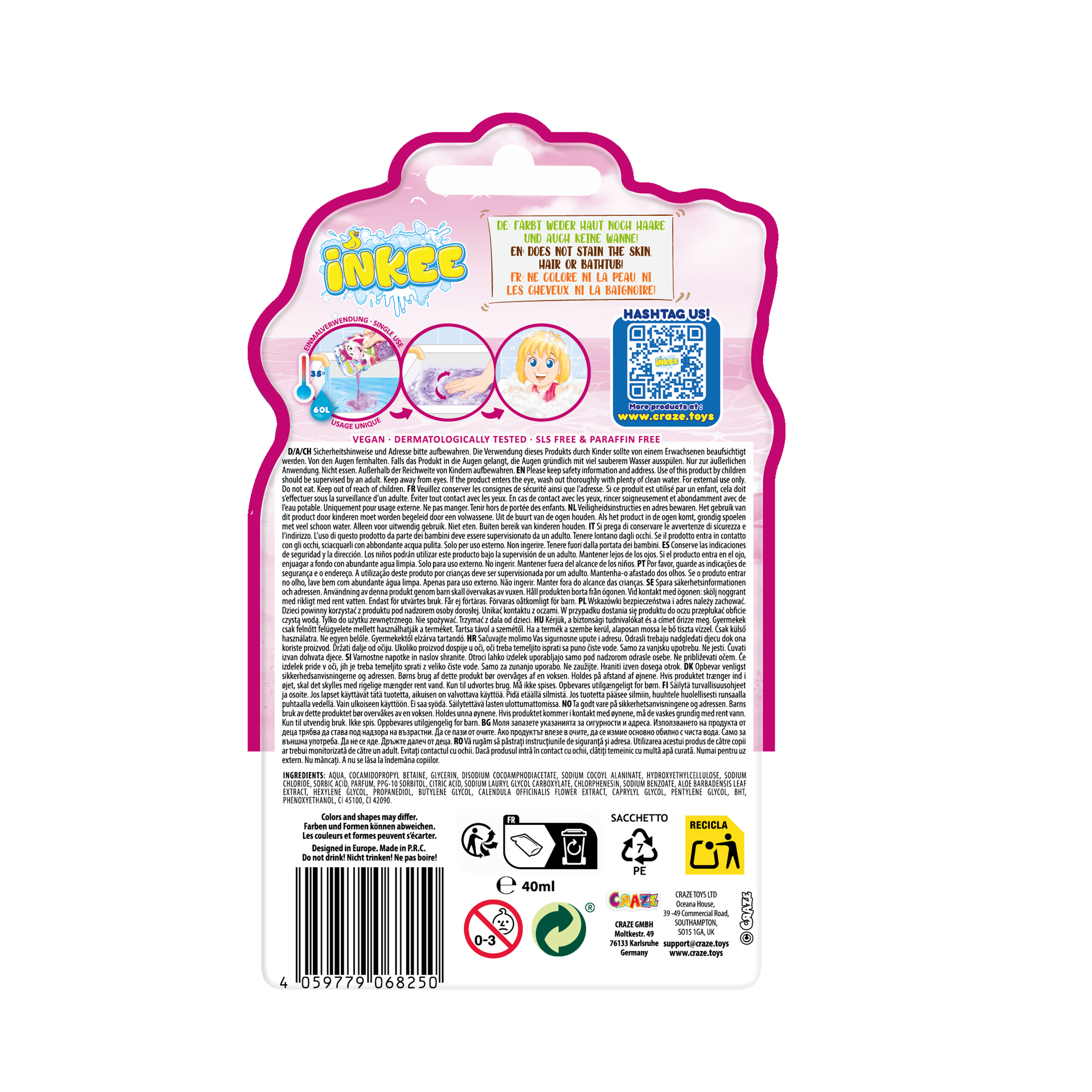 INKEE - Schaumbad Einhorn