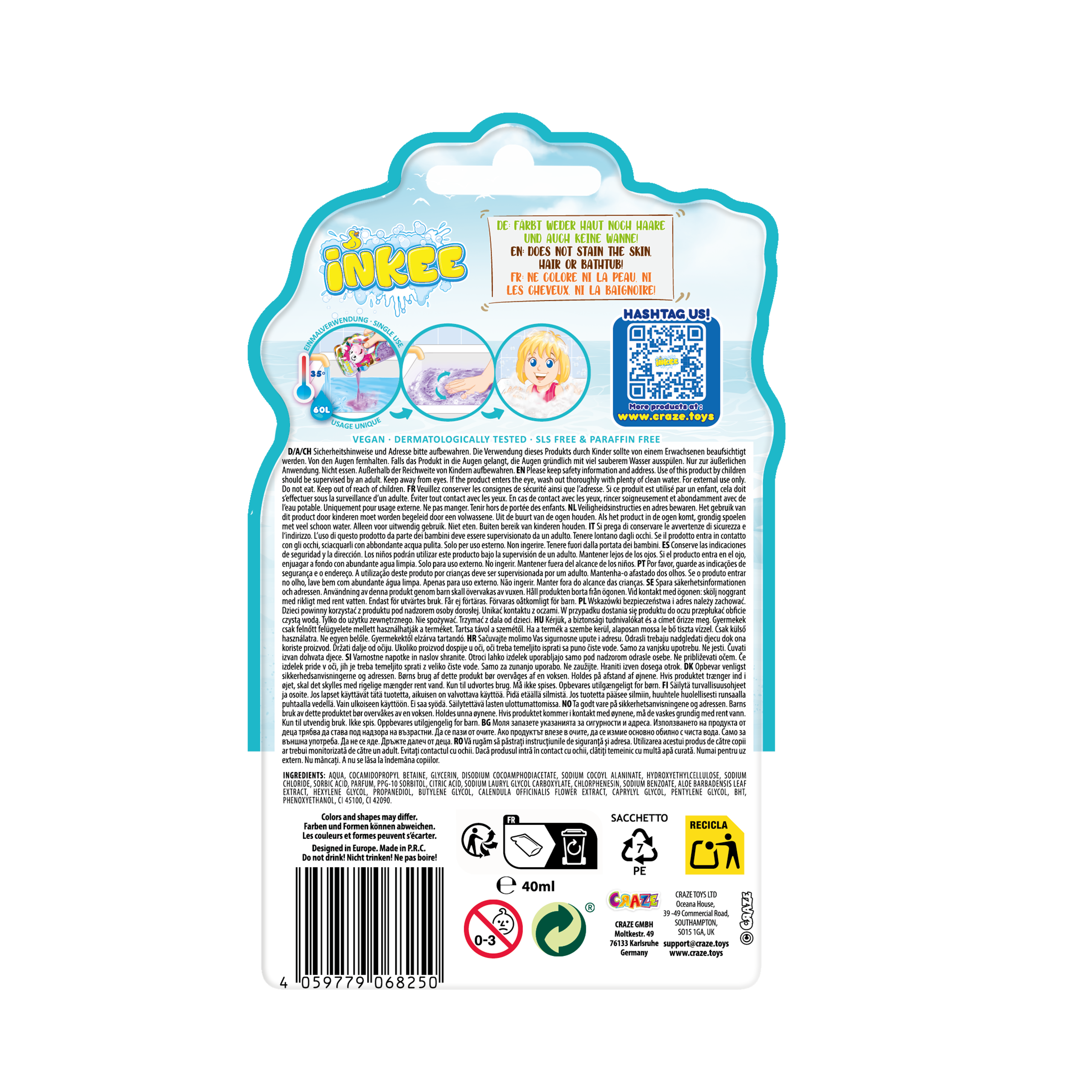 INKEE - Schaumbad Einhorn