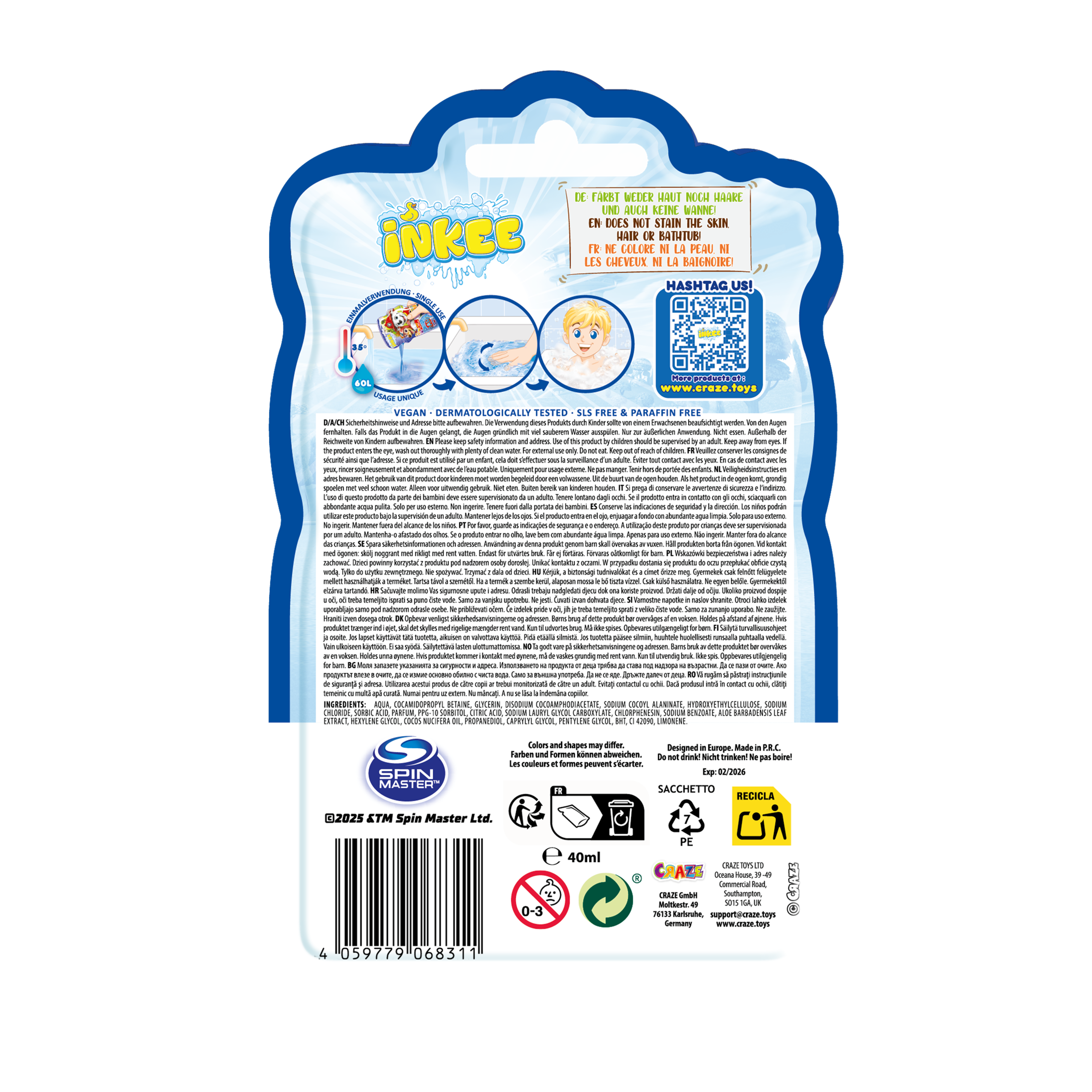 INKEE - Schaumbad Paw Patrol