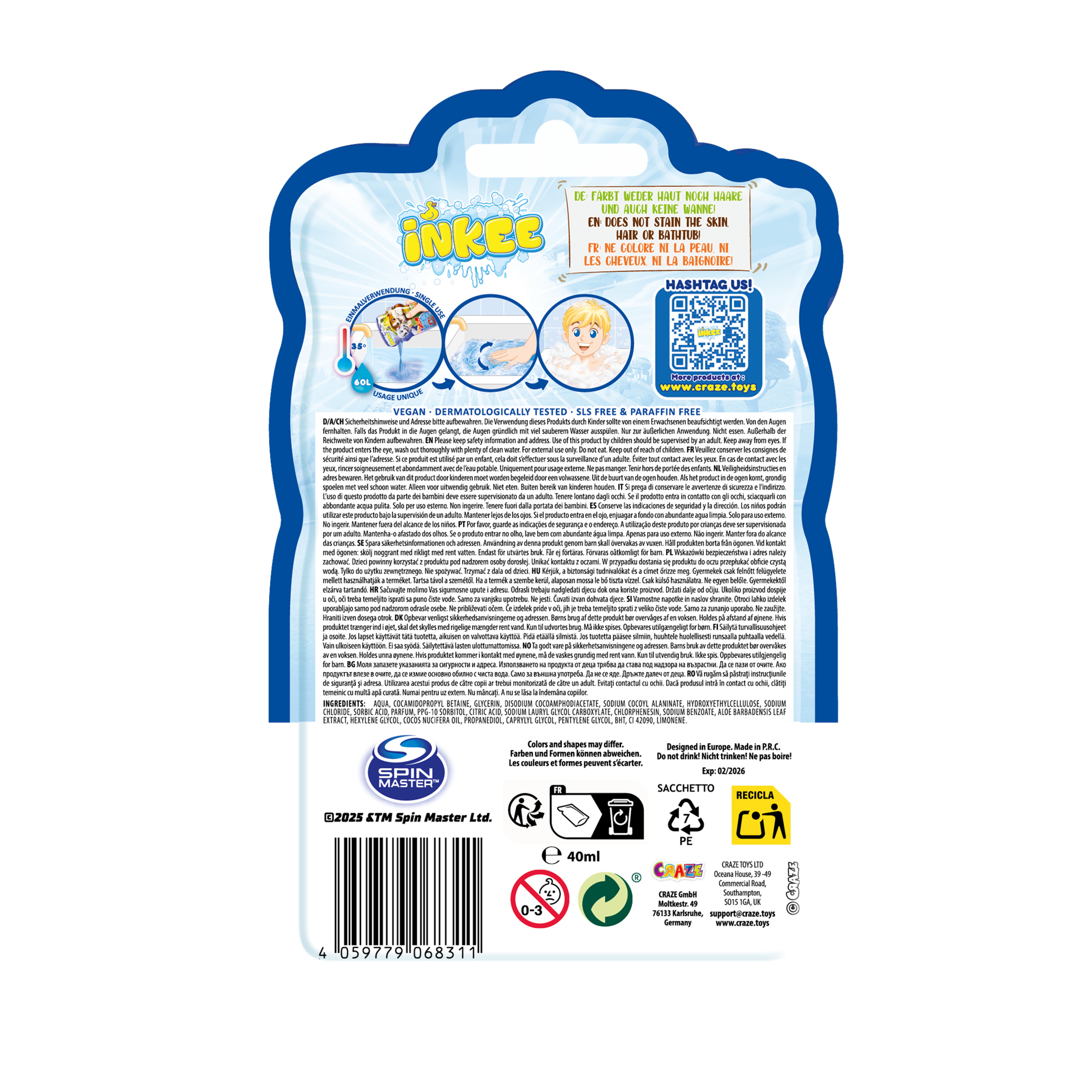 INKEE - Schaumbad Paw Patrol